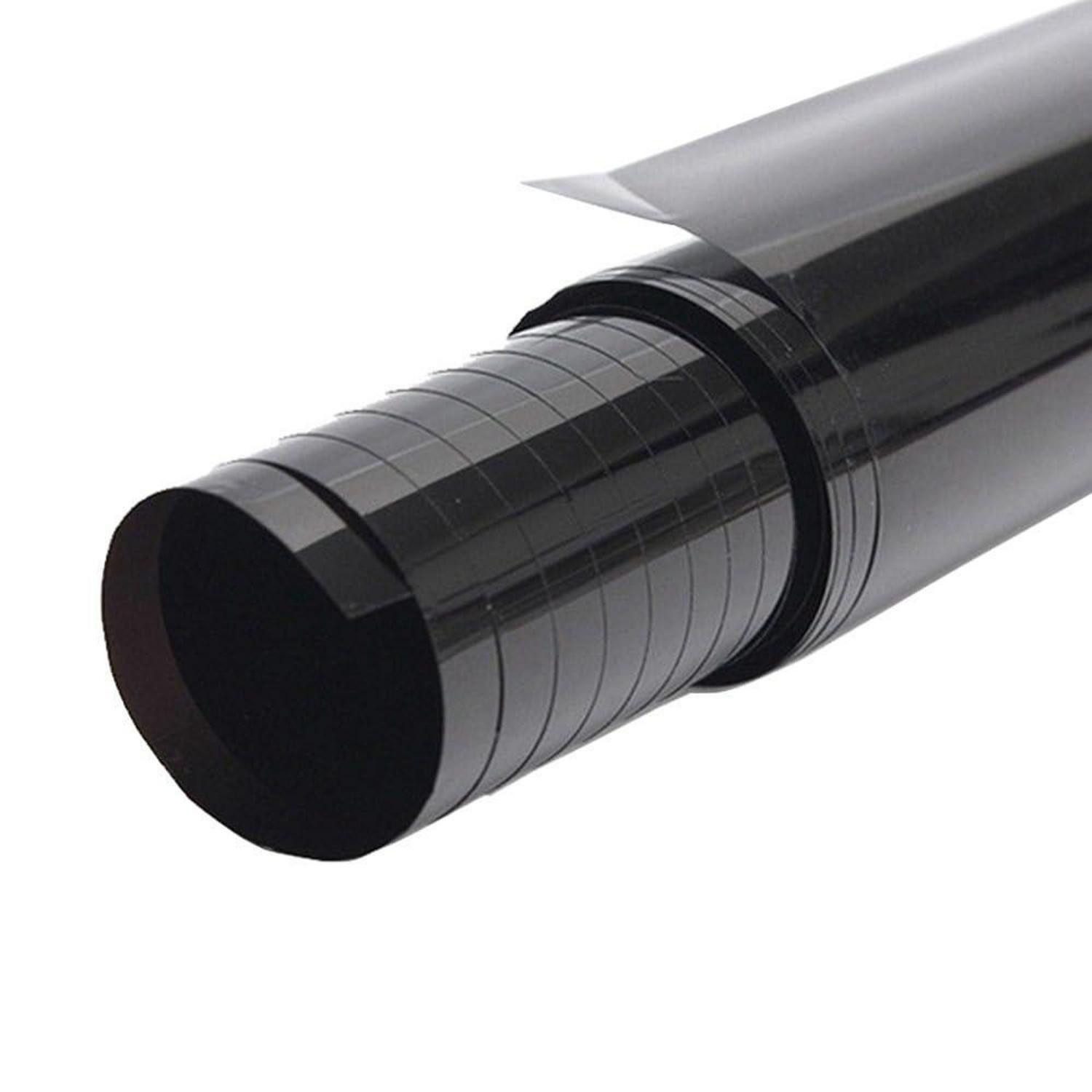 LuxusKollektion Sonnenschutz-Fensterfolie Autotönungsfolie Mittel Schwarz 15% Vlt 60cm x 600cm