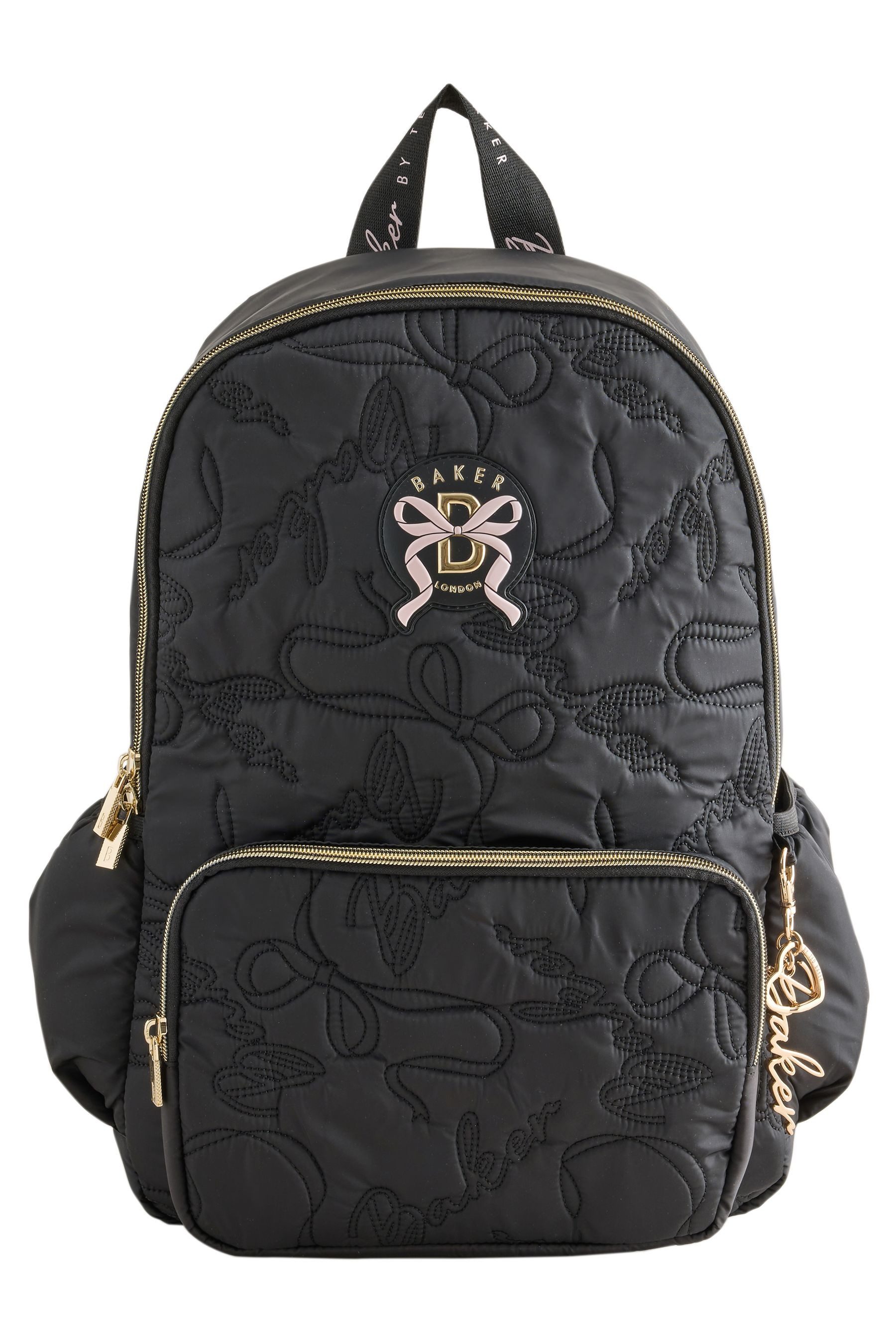 Schulrucksack Baker by Ted Baker gesteppter Rucksack + Schleife