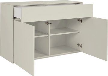 LeGer Home by Lena Gercke Sideboard Essentials, Breite: 112cm, MDF lackiert, Push-to-open-Funktion
