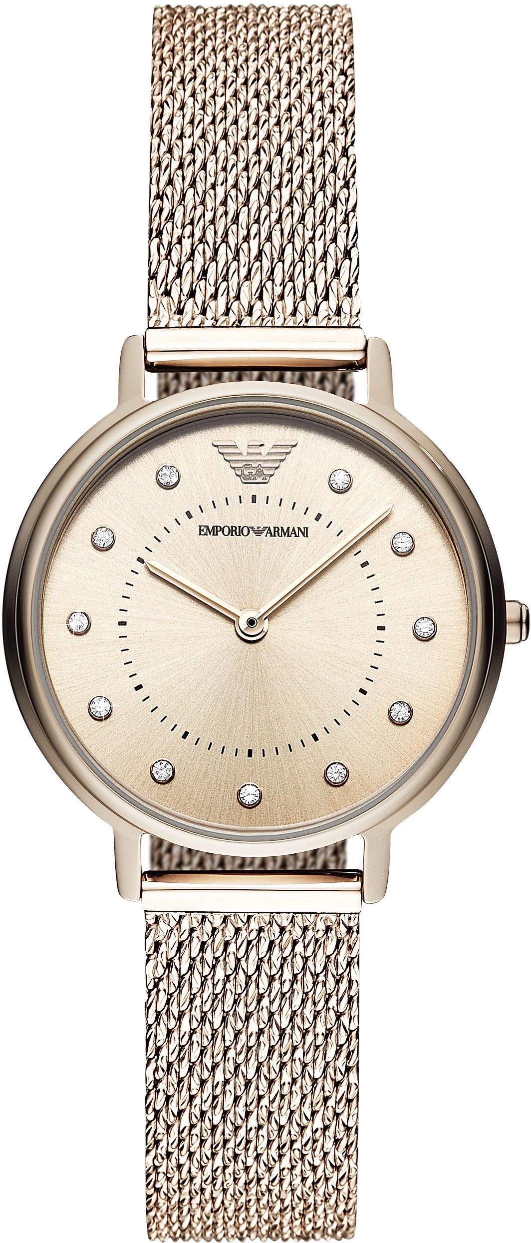 Emporio Armani Quarzuhr AR11129, Armbanduhr, Damenuhr, günstig online kaufen