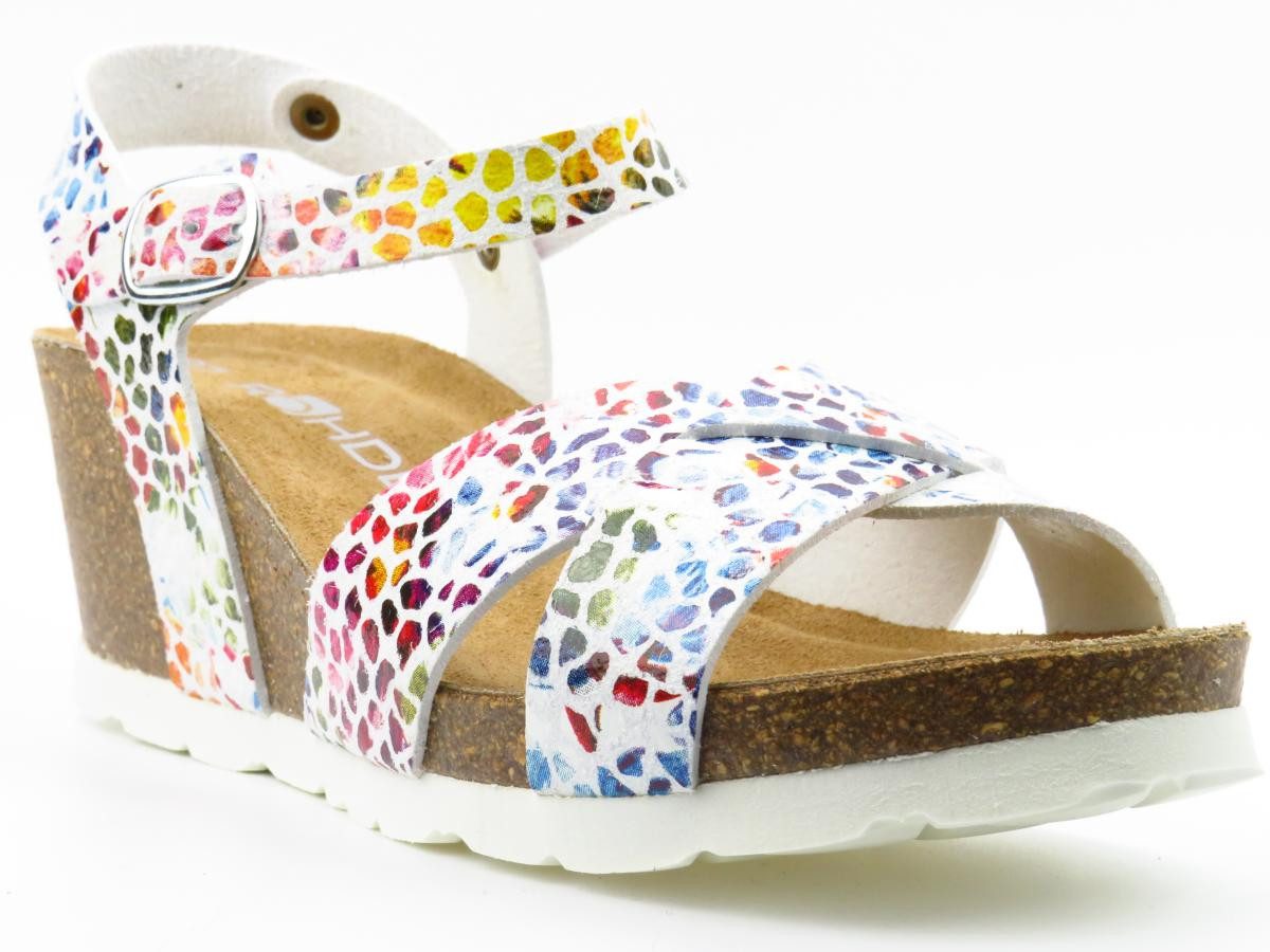 Rohde weiss Multic. Sandale Sandalette