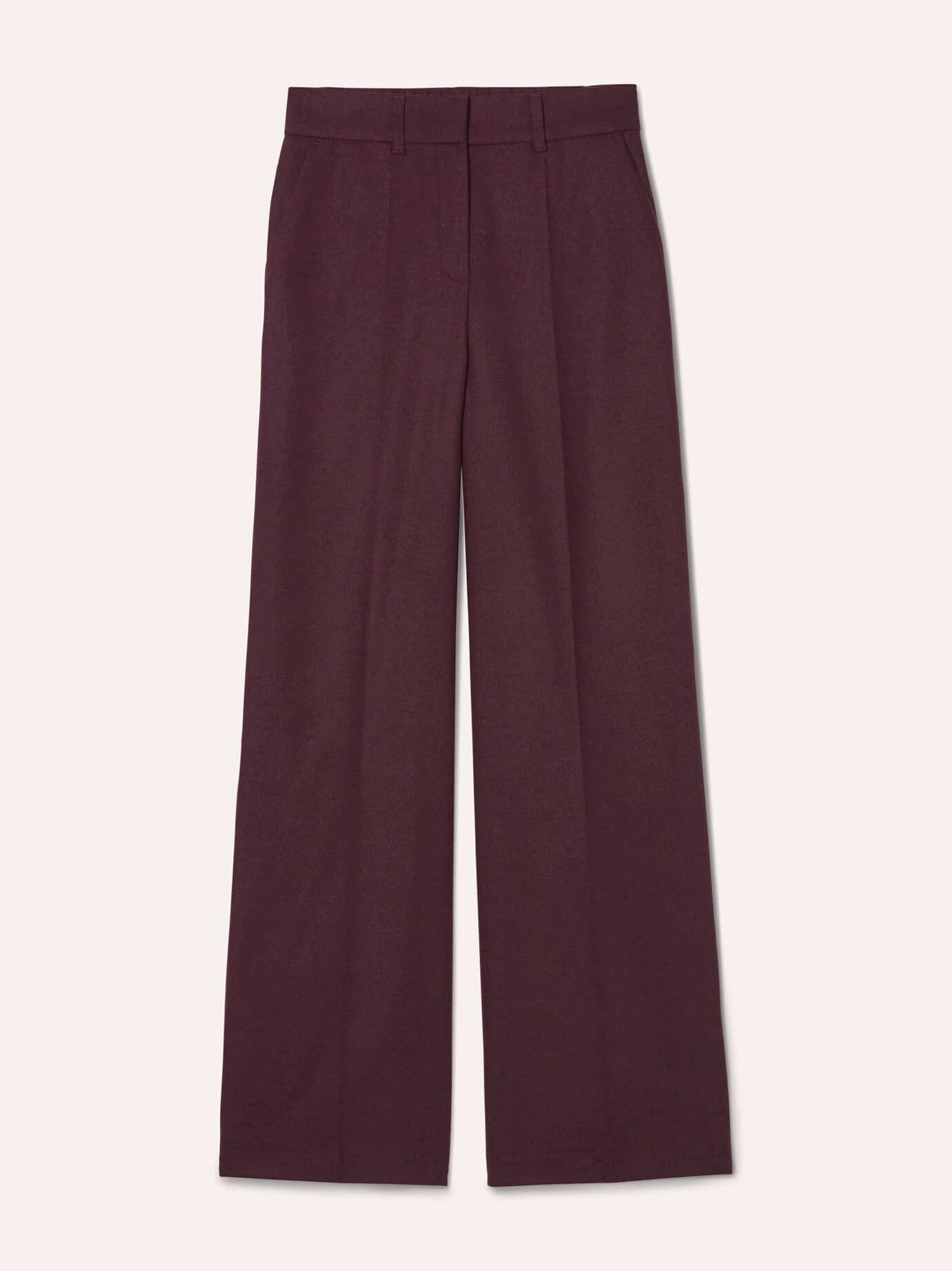 Walbusch Marlene-Hose Damen Marlene Hose aus Premium Flanell Regular fit, modern
