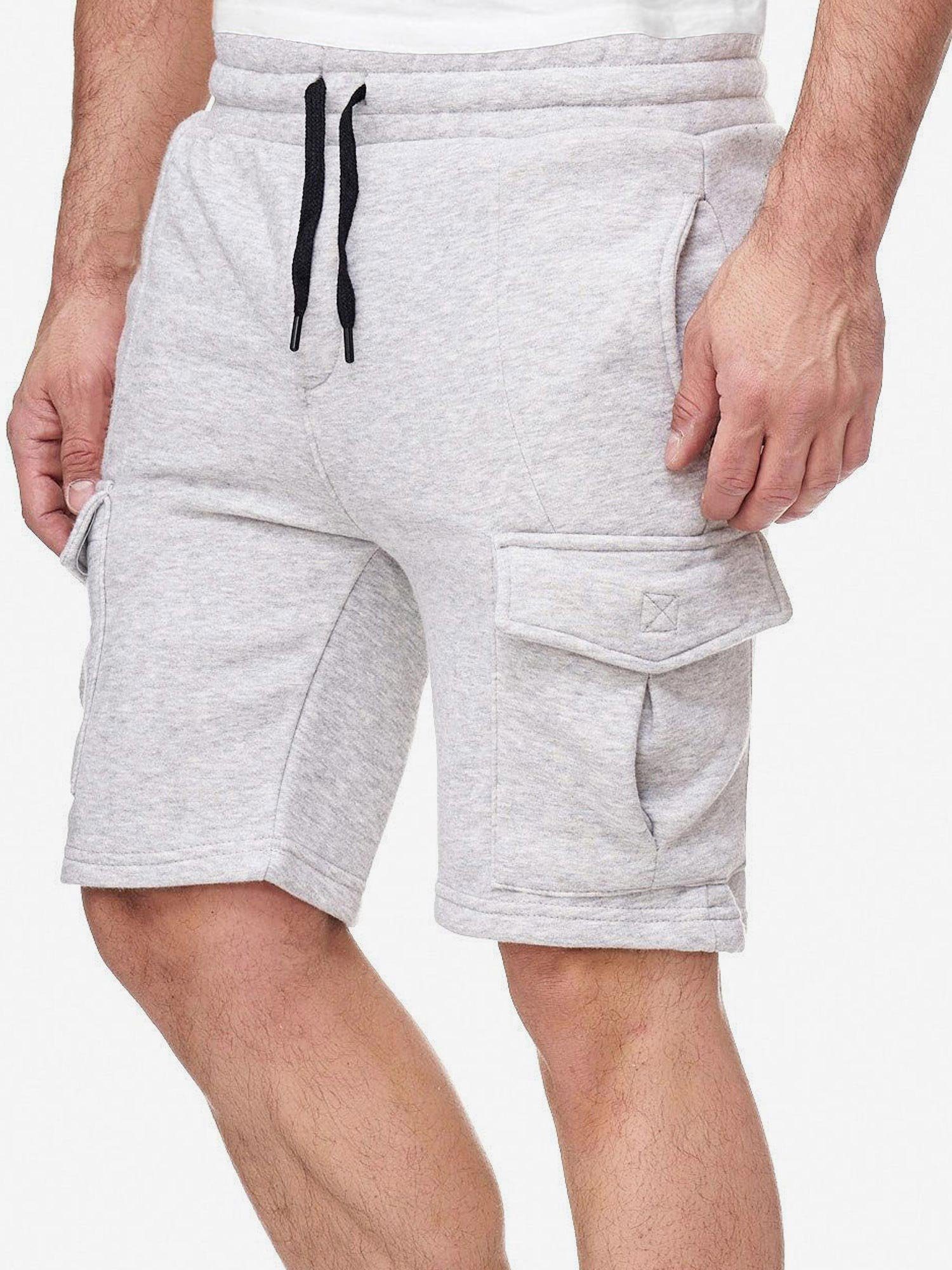 kurze Cargo & 18605 Hose zeitlose moderne grau Tazzio Sweatshorts