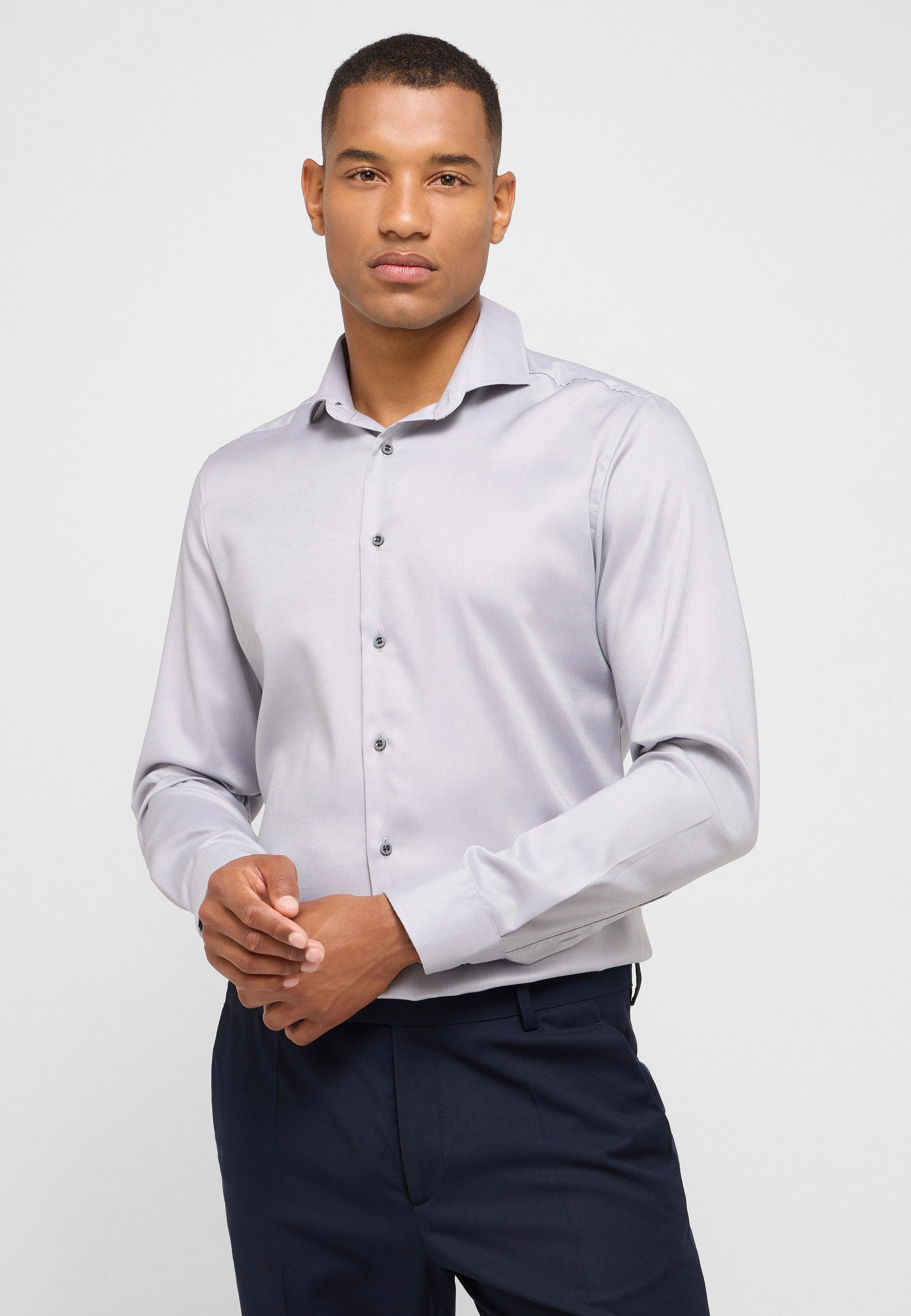 Eterna Langarmhemd SLIM FIT EASY IRON günstig online kaufen