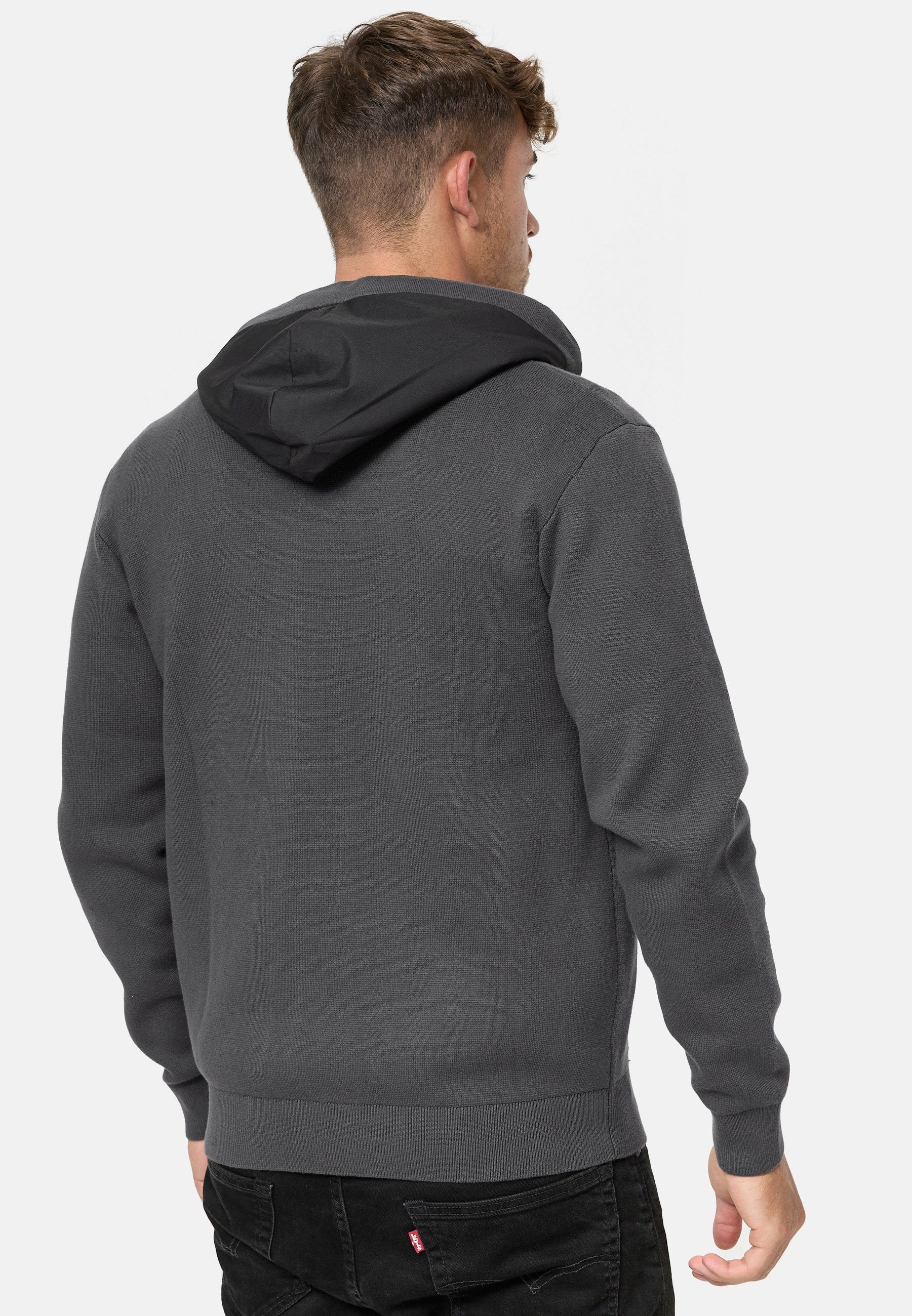 Indicode Kapuzensweatjacke Herren Reilly Hoodie Sweatjacke Herrenjacke