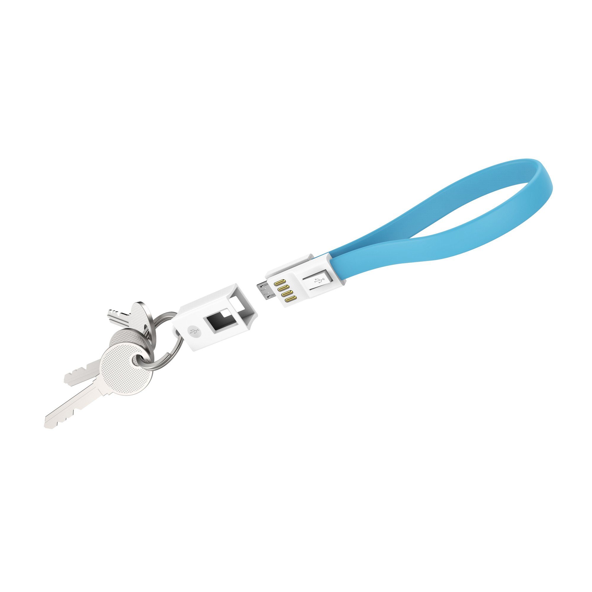 Kabel Colour Line Key Cable Micro USB 0.2m Smartphone-Kabel