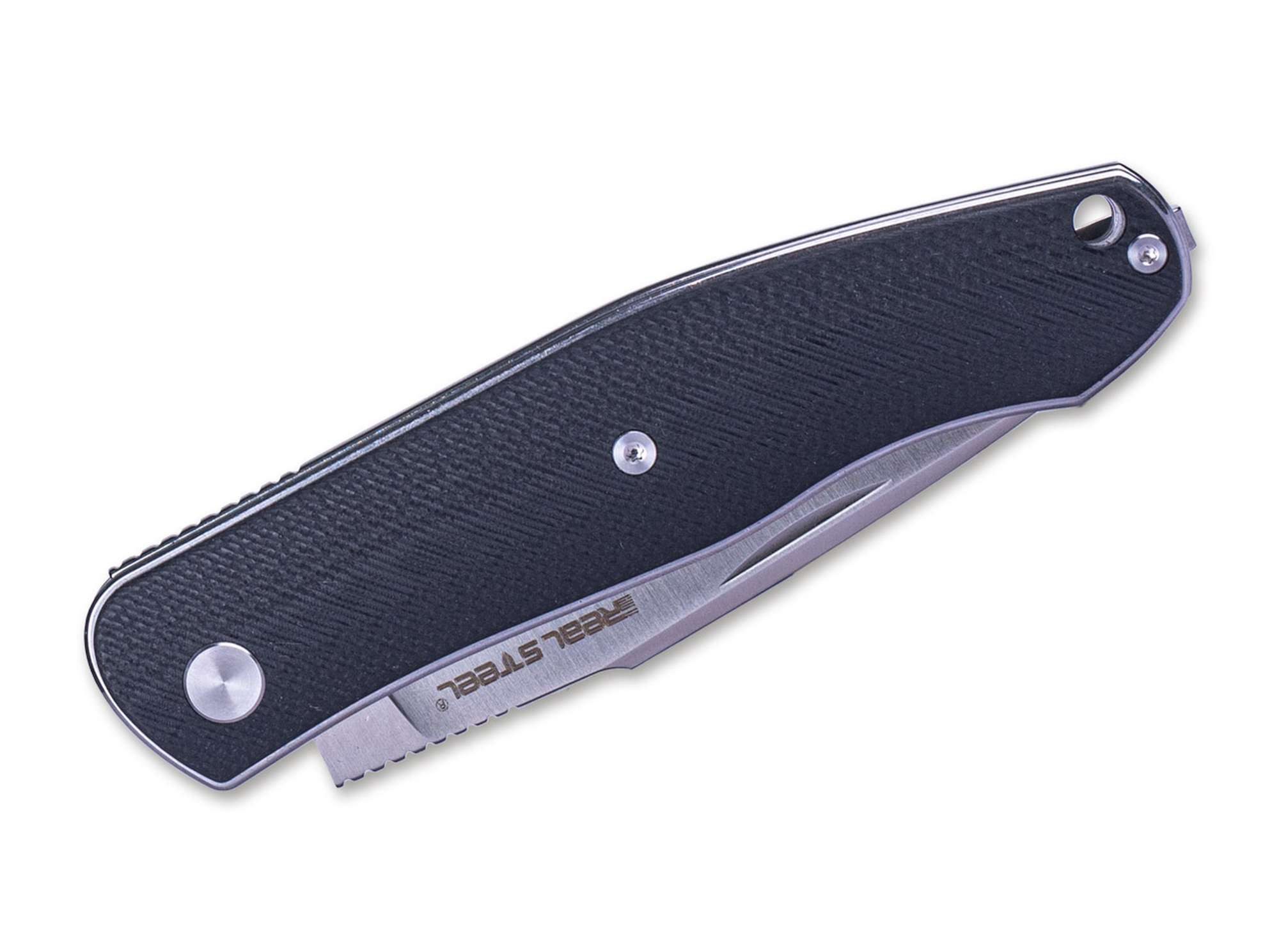 Real Steel Taschenmesser Taschenmesser Serenity G10 Black