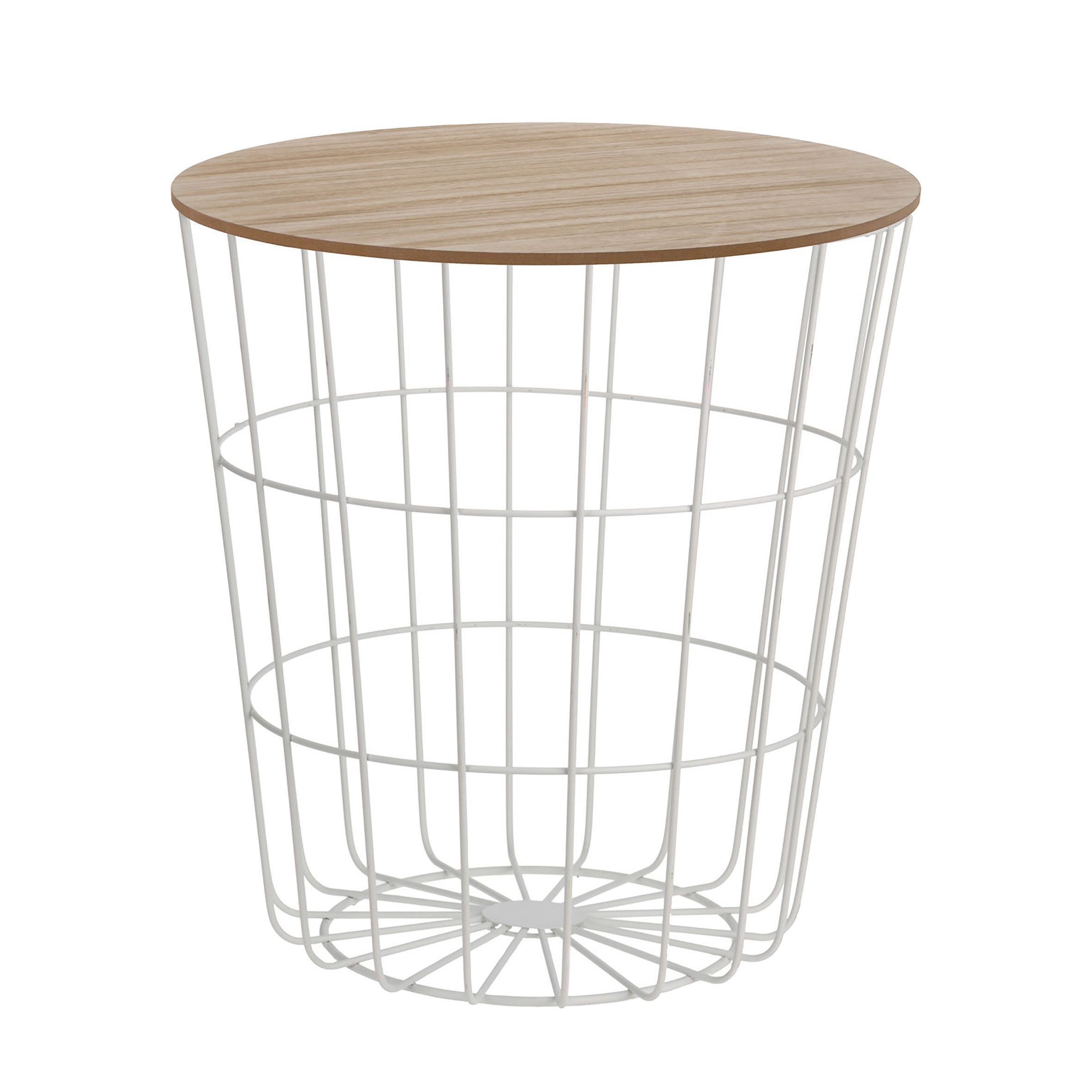 Spetebo Beistelltisch Metall Gitterkorb Beistelltisch (Anzahl, 1-St., Stück günstig online kaufen