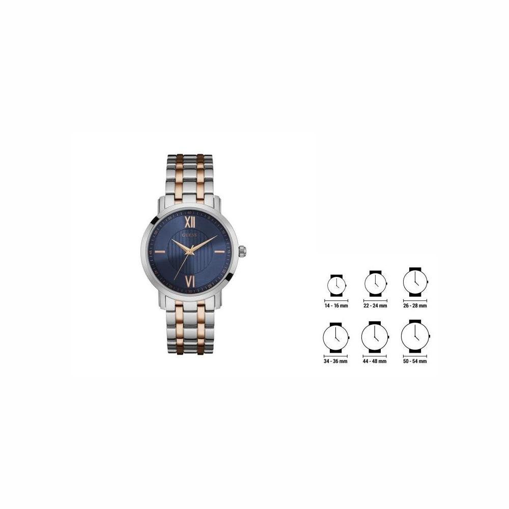Guess Quarzuhr Guess Herren-Edelstahl Armbanduhr Uhr W0716G2 40mm Quarzuhr