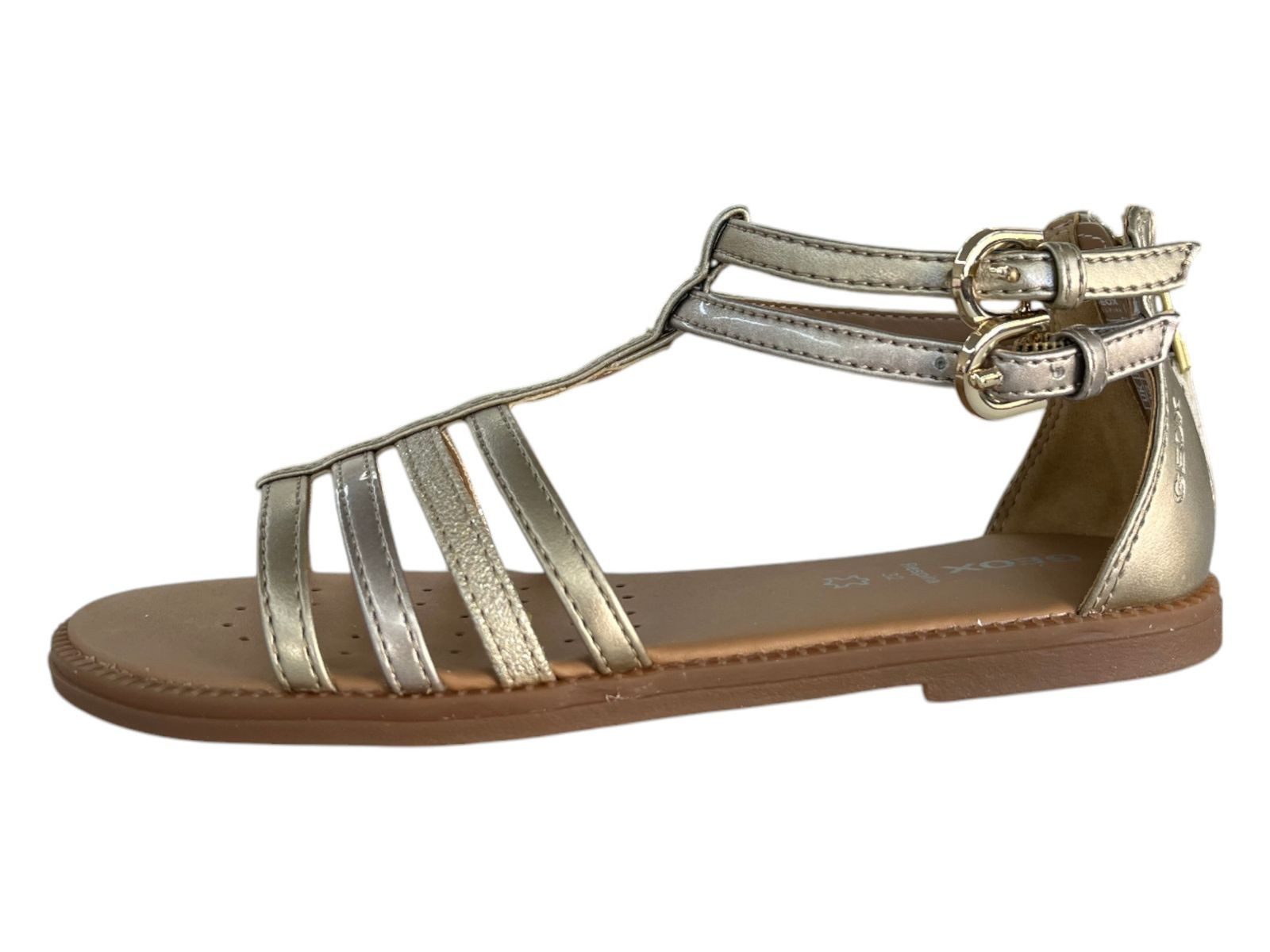 Geox Geox Kinder Sandale J S. KARLY J7235D-0NFHI-C2010 PLATINUM Sandale
