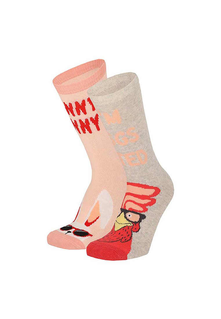Apollo Socken Kinder Ostersocken 2er Pack Hasen u Oster-Motive (2-Paar)