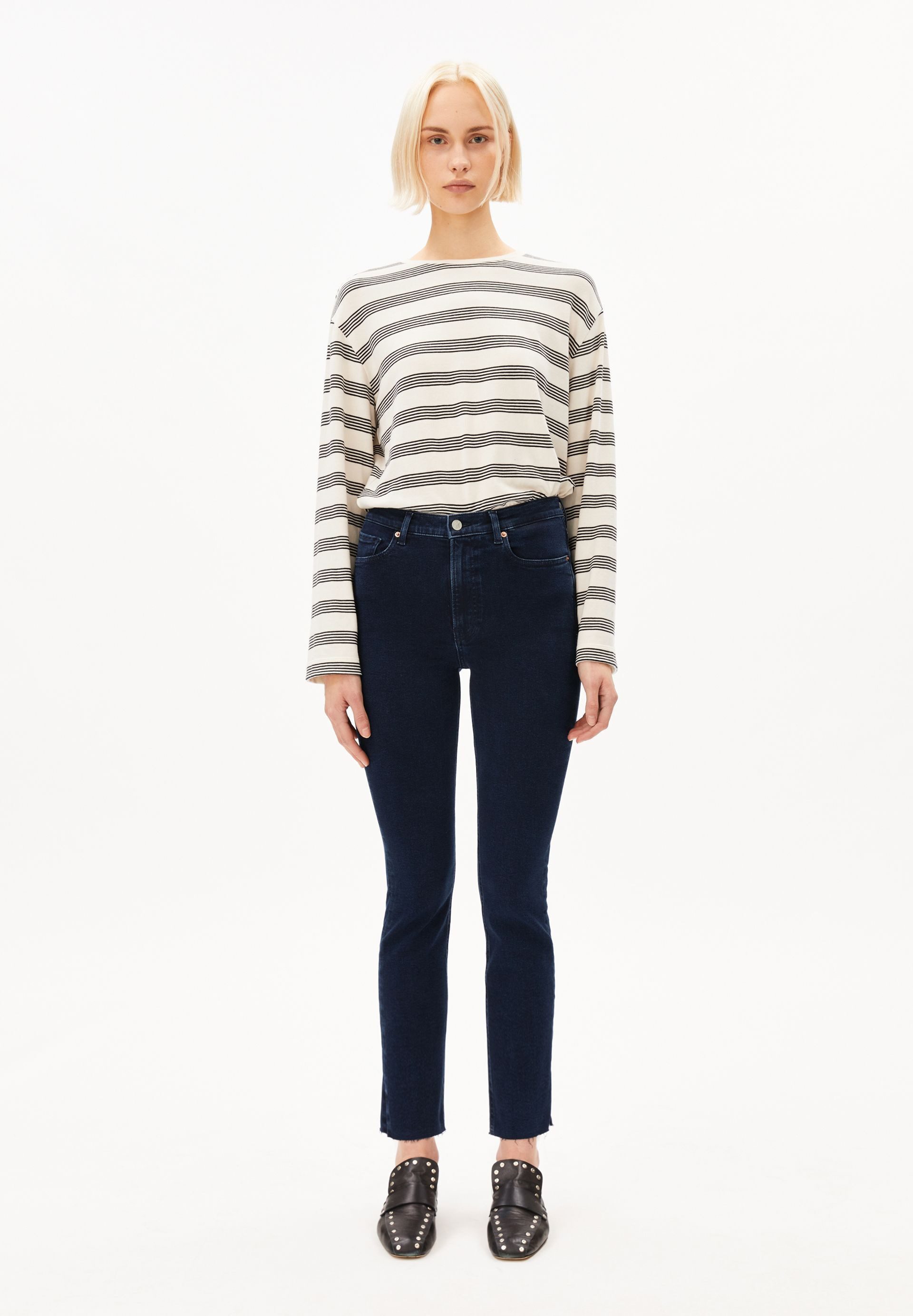 Armedangels Slim-fit-Jeans LEJAANI Jeans aus Bio-Baumwoll Mix X-Stretch (X-Stretch) High waist