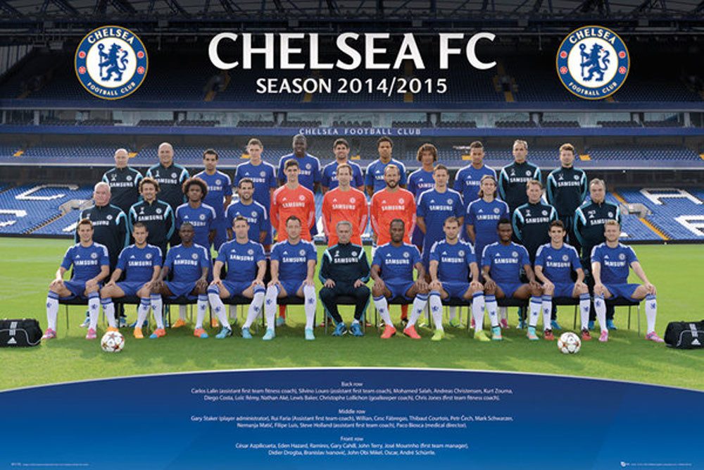 Poster Fußball - Poster - Chelsea - Team Photo 14/15