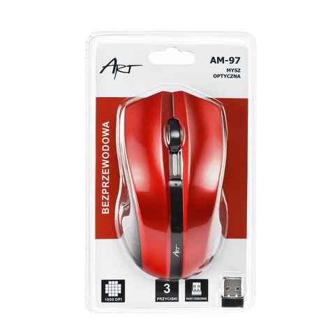 COFI 1453 ART Kabellose Maus Wireless Schnurlose Optische 3 Tasten Maus USB Maus