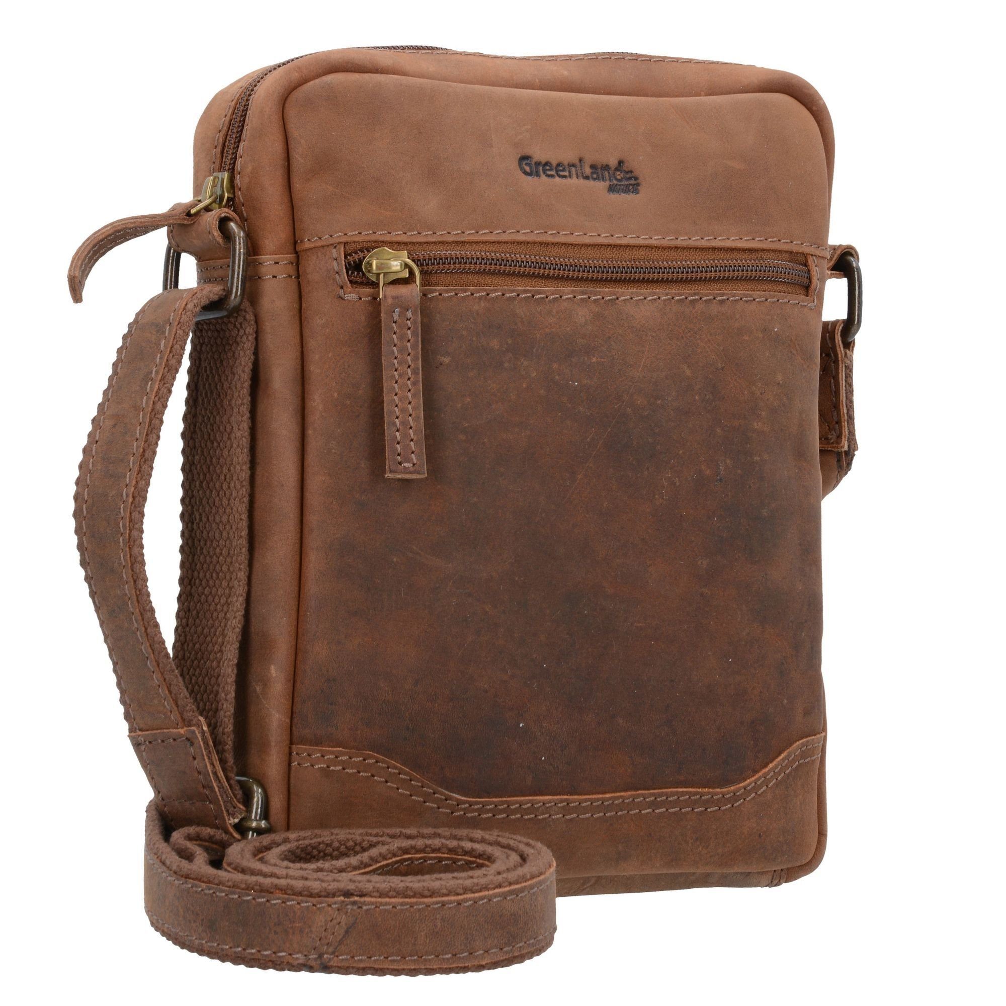 GreenLand Nature Umhängetasche Montenegro, Leder günstig online kaufen