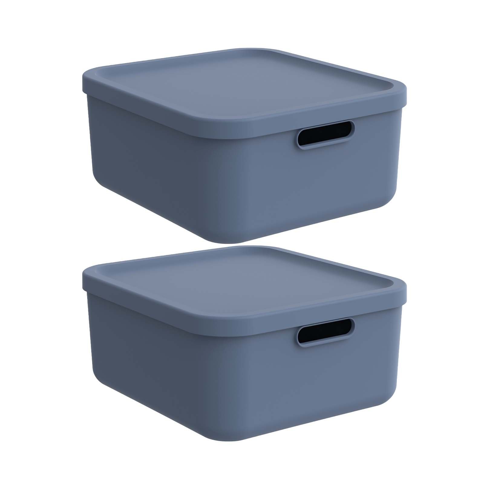 ROTHO Aufbewahrungsbox Albula Light 2er-Set Aufbewahrungskiste 20l (Aufbewa günstig online kaufen