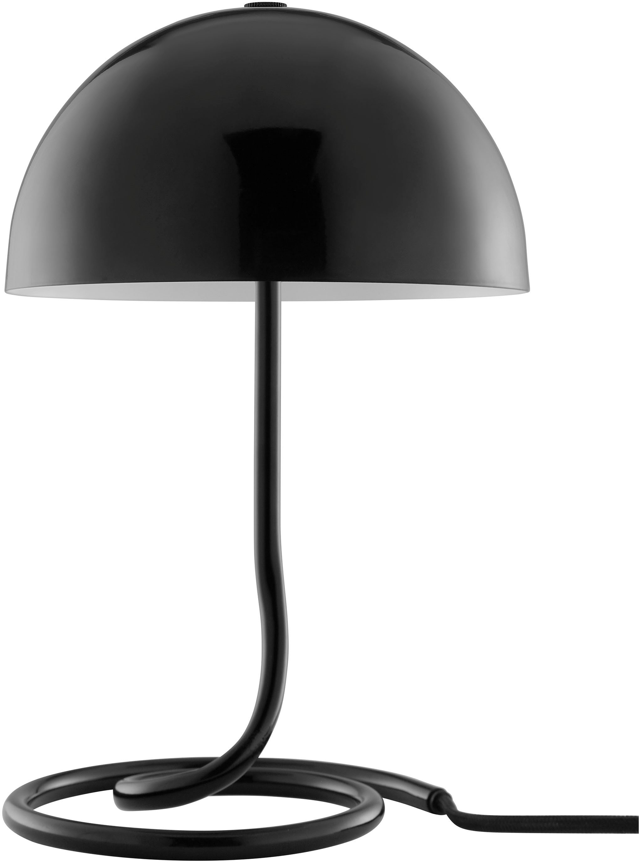OTTO home Tischleuchte Charlett Pilz Lampe, ohne Leuchtmittel, Tischlampe, Ø 20 cm, Höhe 31 cm, Metall, Spiralfuß, Pilzleuchte, G9 – Bild 5 von 5