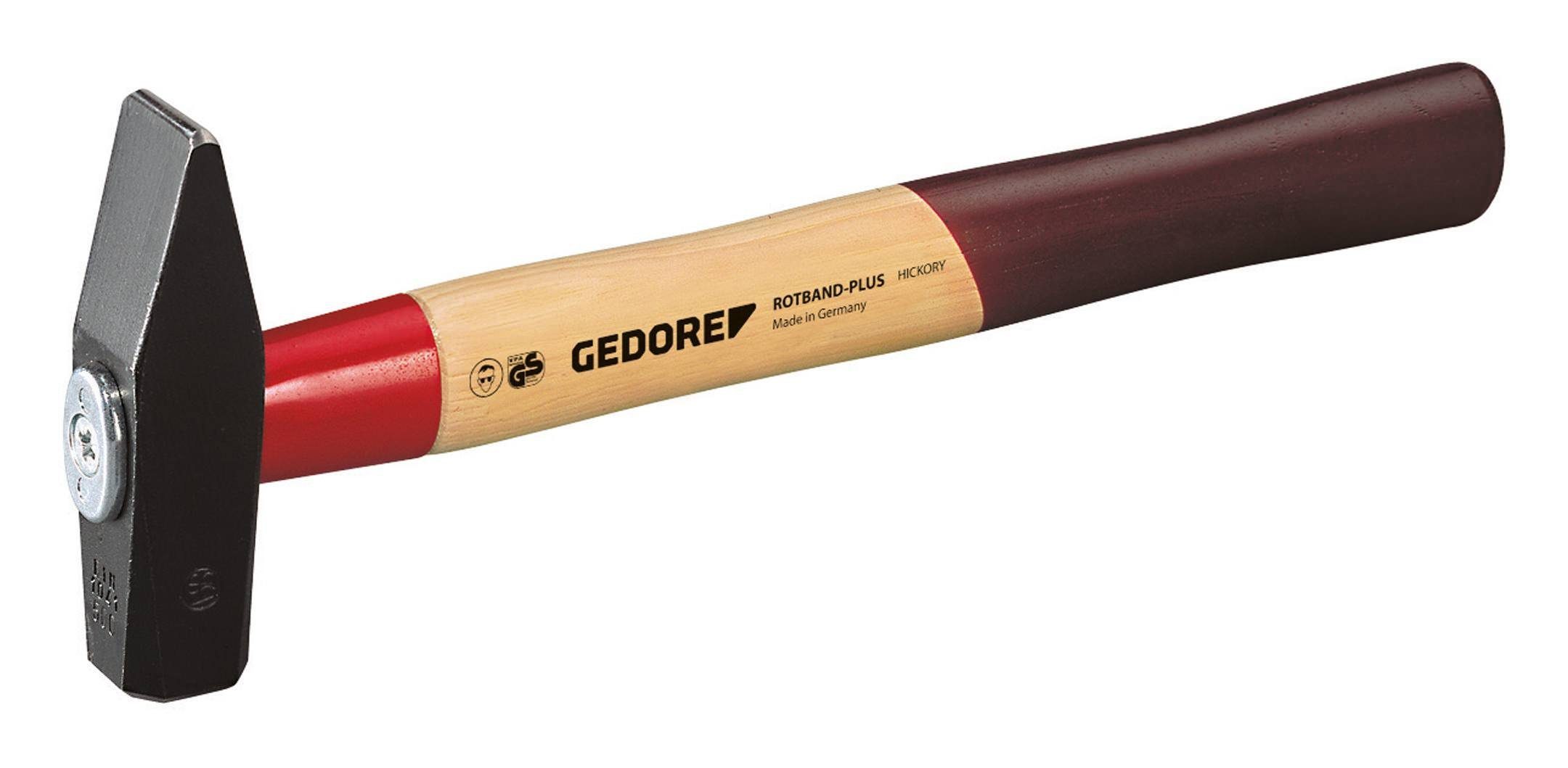 Gedore Hammer, Schlosserhammer Hickory 1500g Rotband