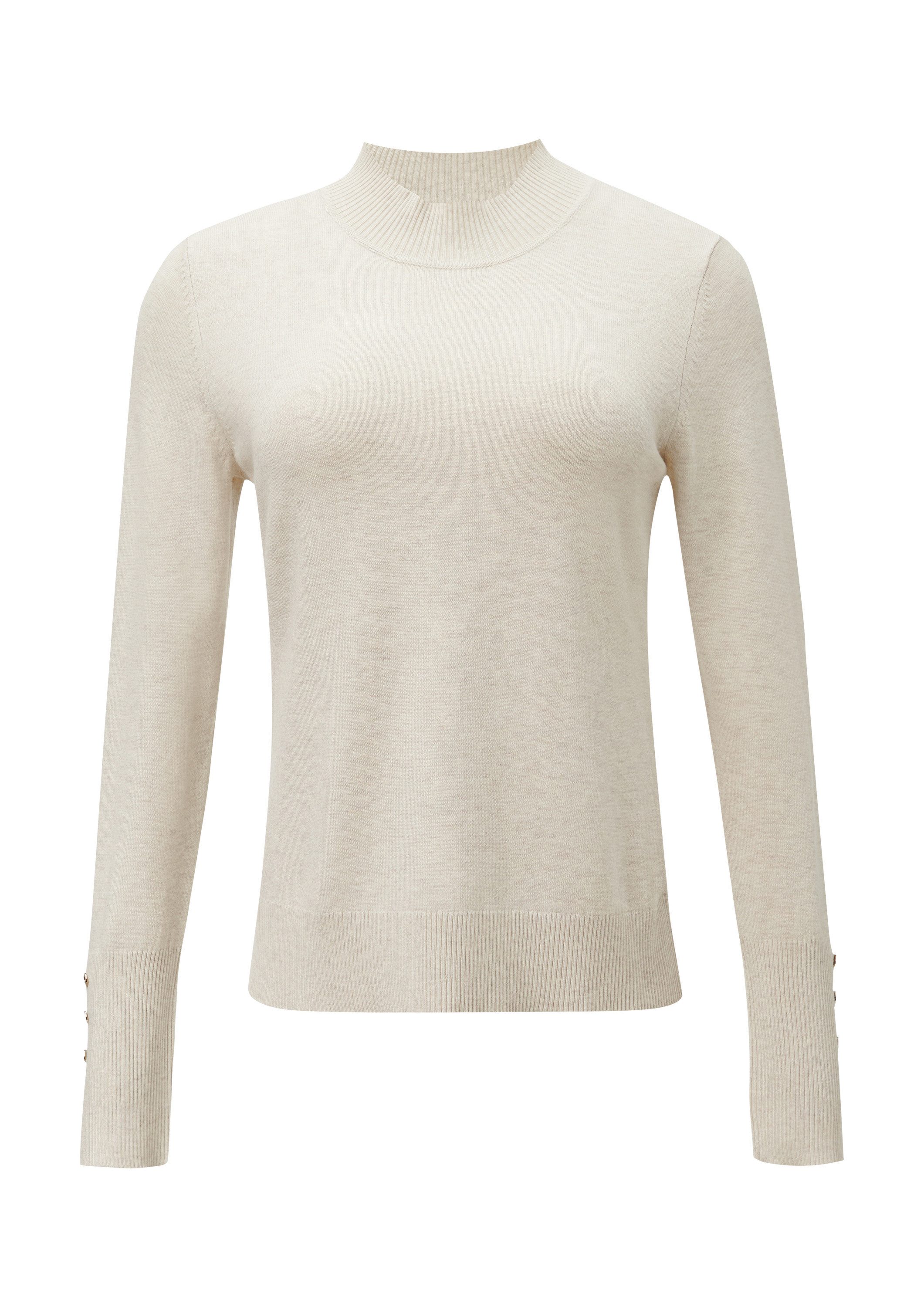 comma Longpullover Strickpullover (1-tlg) günstig online kaufen