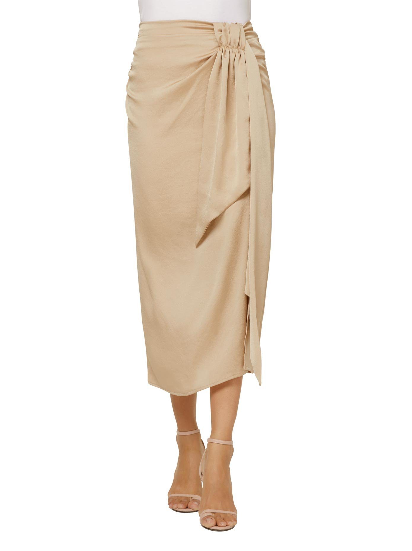 Chiffon Ballett Wickelrock Damen - Leichter Tanzrock Verstellbare Taille