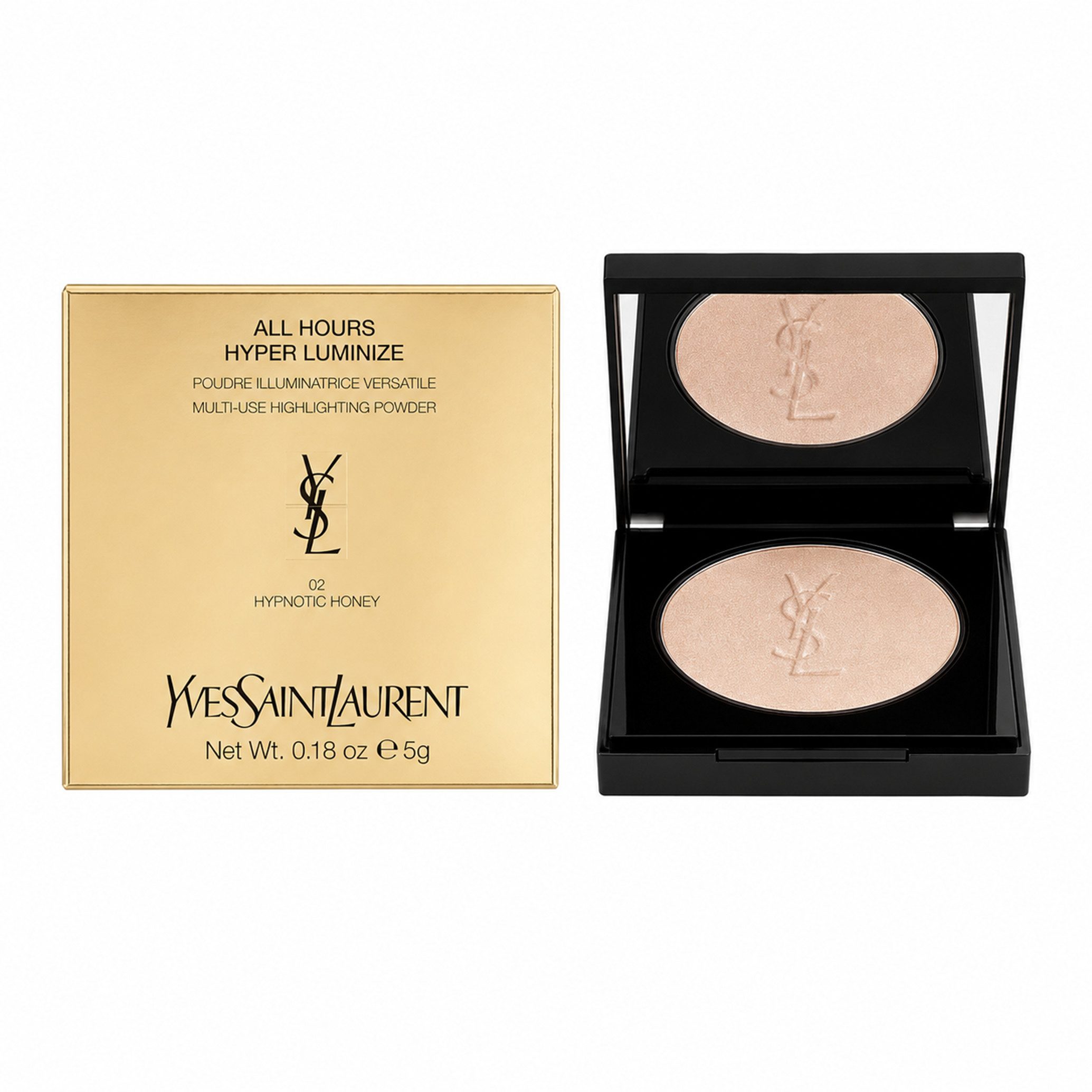 YVES SAINT LAURENT Puder Yves Saint Laurent All Hours Hyper Luminize 02 Hypnotic Honey Powder