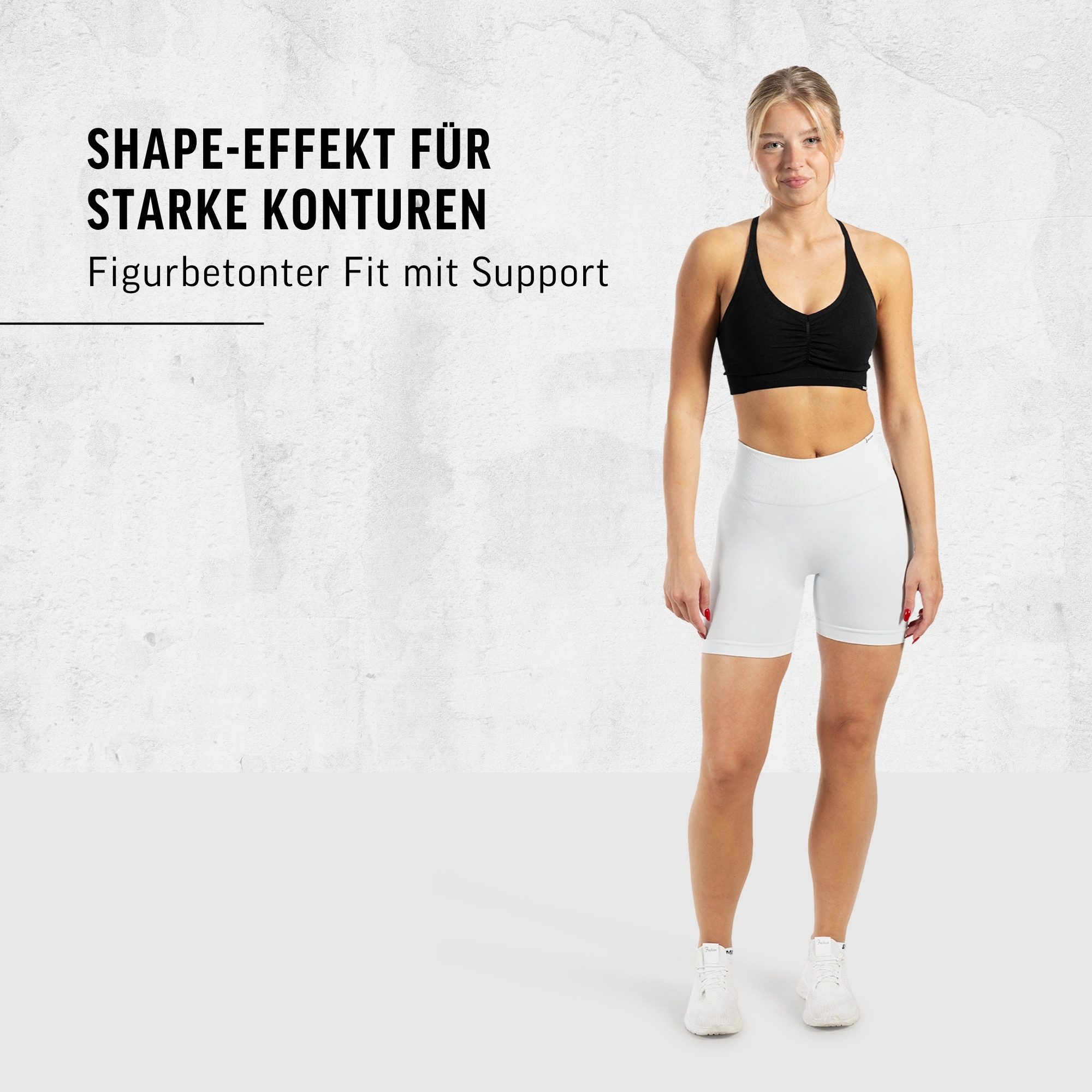 Smilodox Shorts Phelia, Pilates & Yoga Radlerhose, Scrunch-Effekt, High Waist Figurformende Workout Hose, Push-up Booty Look, Mobility Sport Shorts