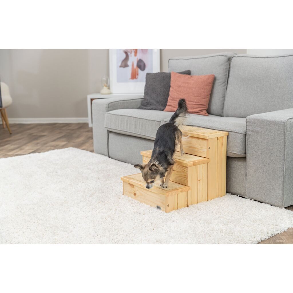 TRIXIE Haustiertreppe Treppe - natur - 40 × 38 × 45 cm
