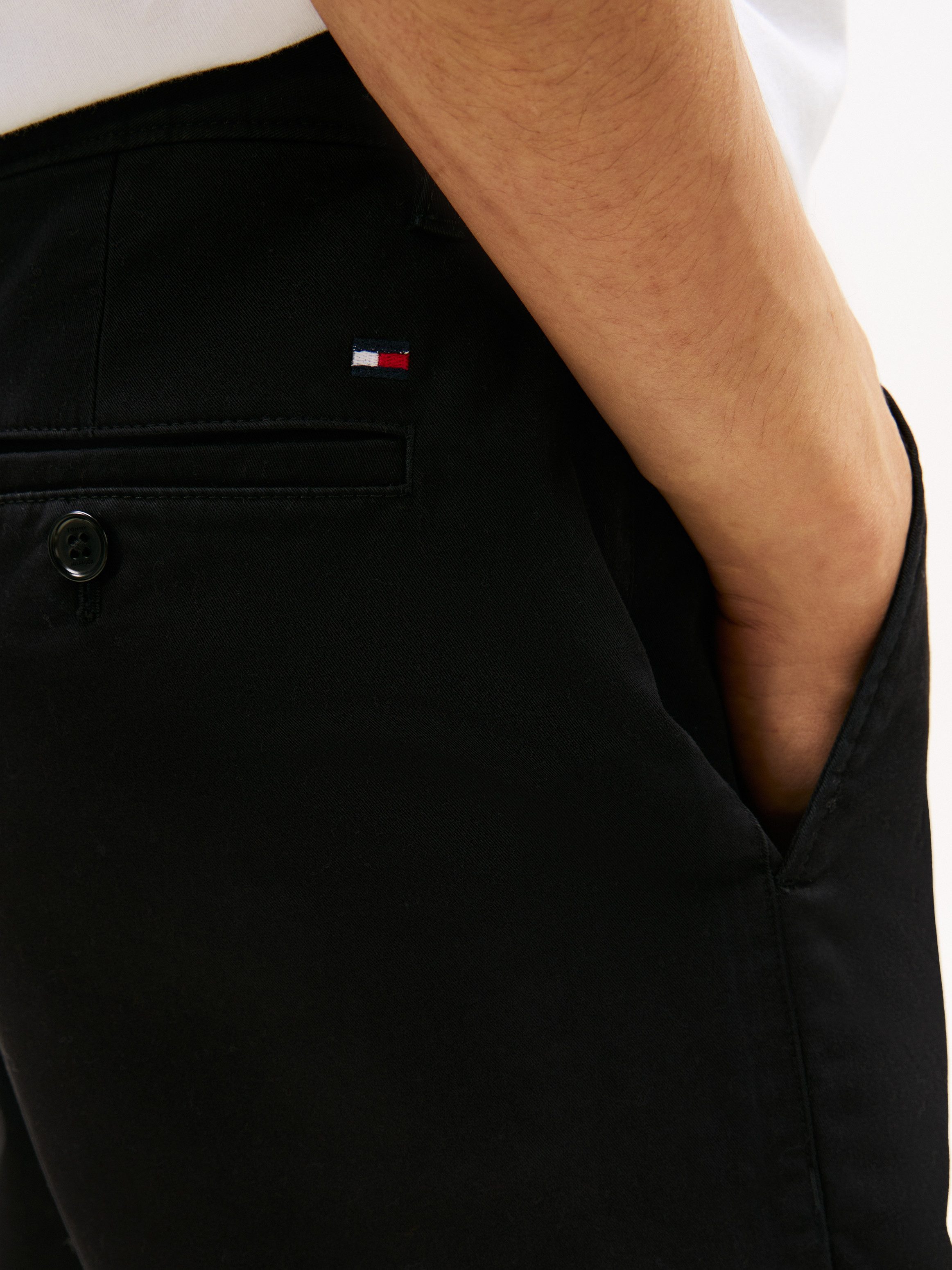 Tommy Hilfiger Chinohose HARLEM ESSENTIAL Tapered Leg, Basic, schlichtes Design
