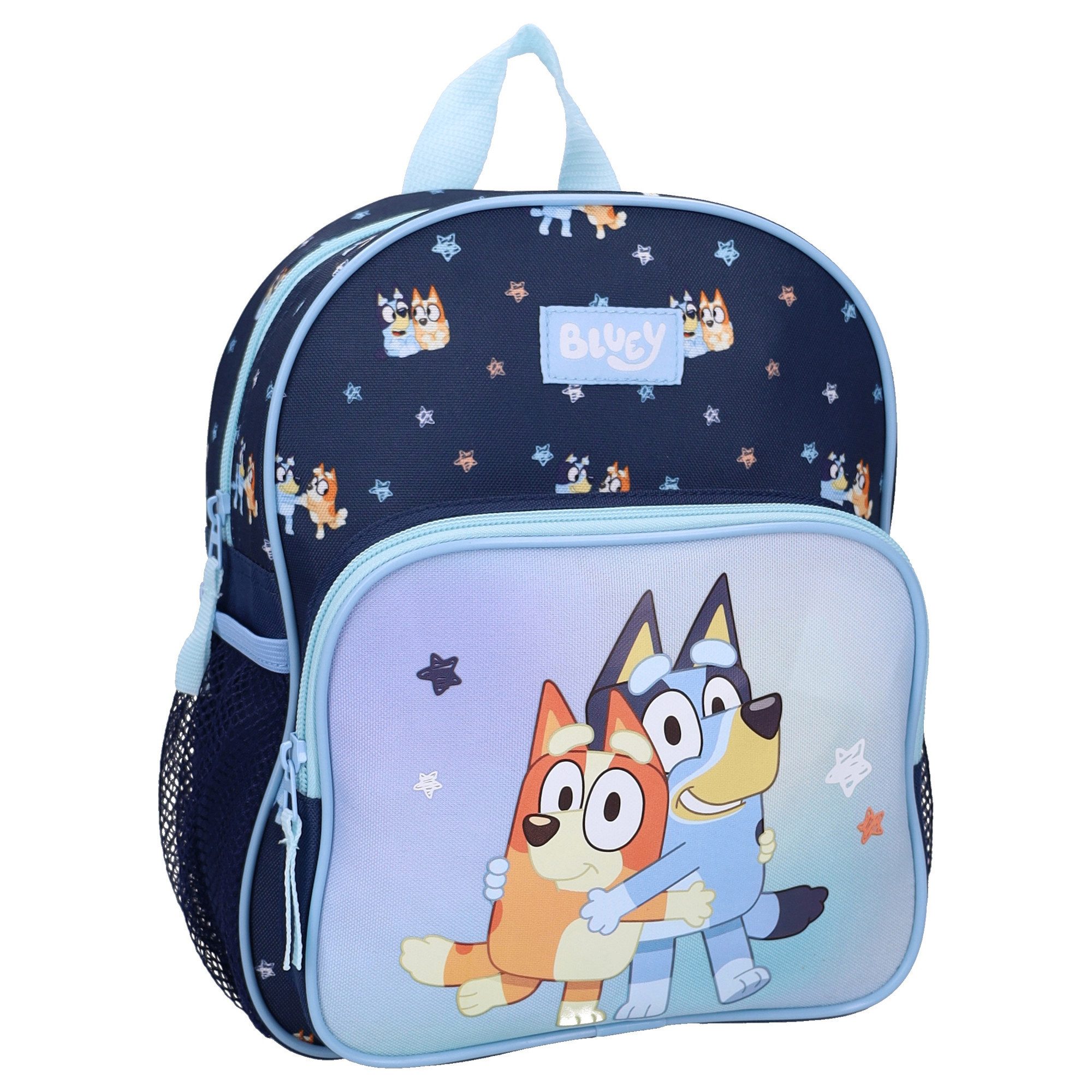 Vadobag Kindergartentasche Bluey Rucksack für Kinder Smoochy Kiss verstellbar Schule & Freizeit