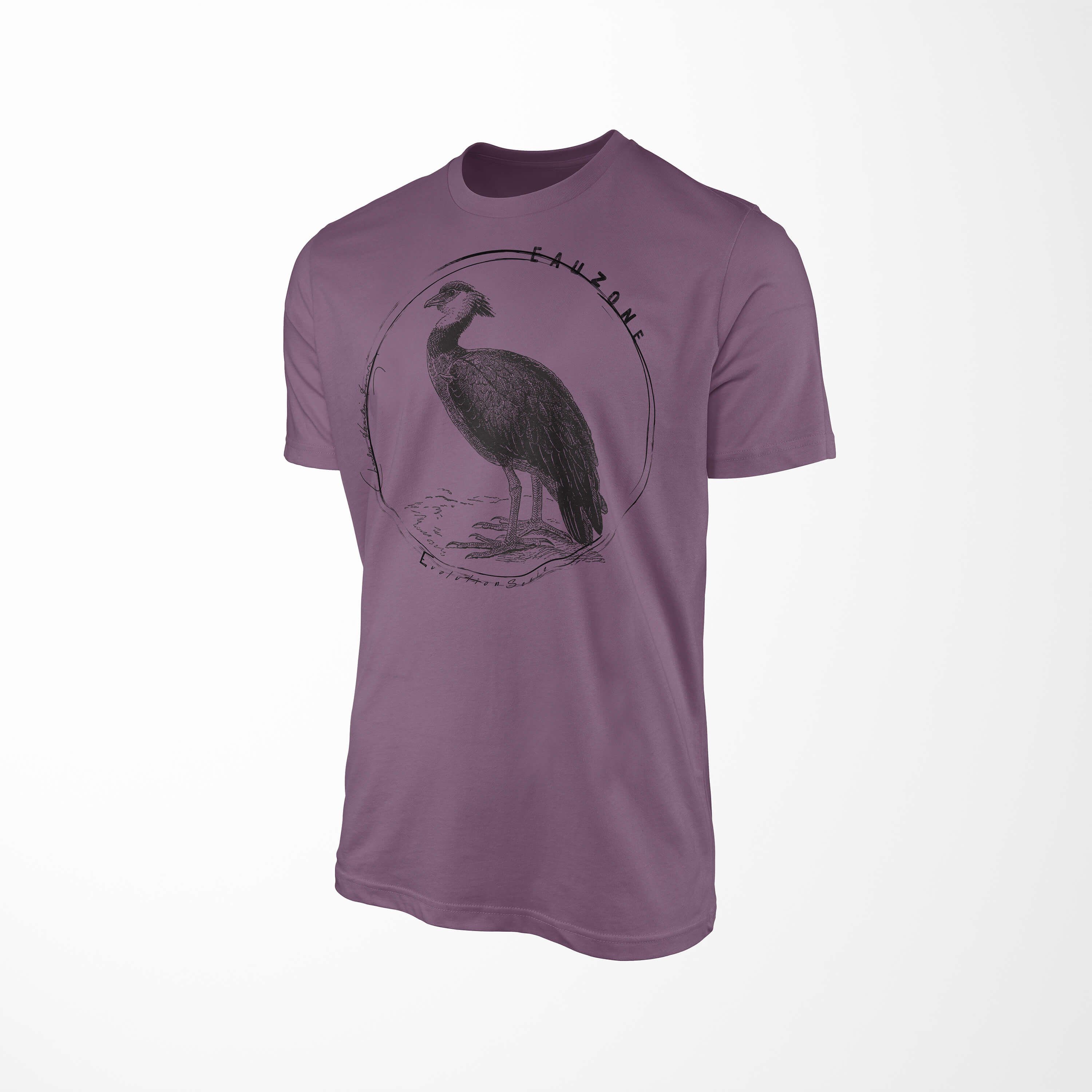 Sinus Art T-Shirt Evolution Herren Shiraz T-Shirt Wehrvogel