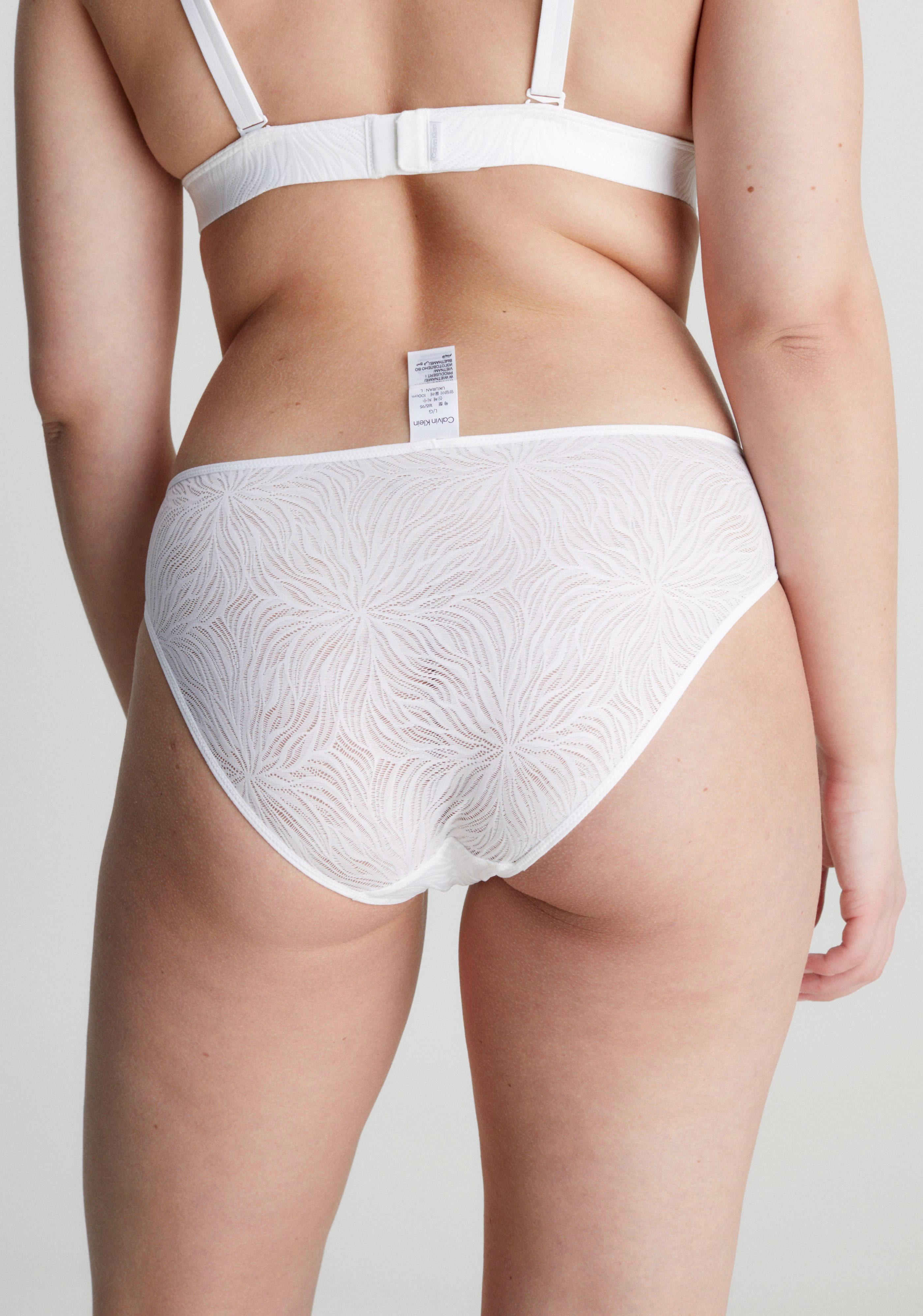 Klein BIKINI Spitze Calvin Bikinislip WHITE hochwertiger aus Underwear