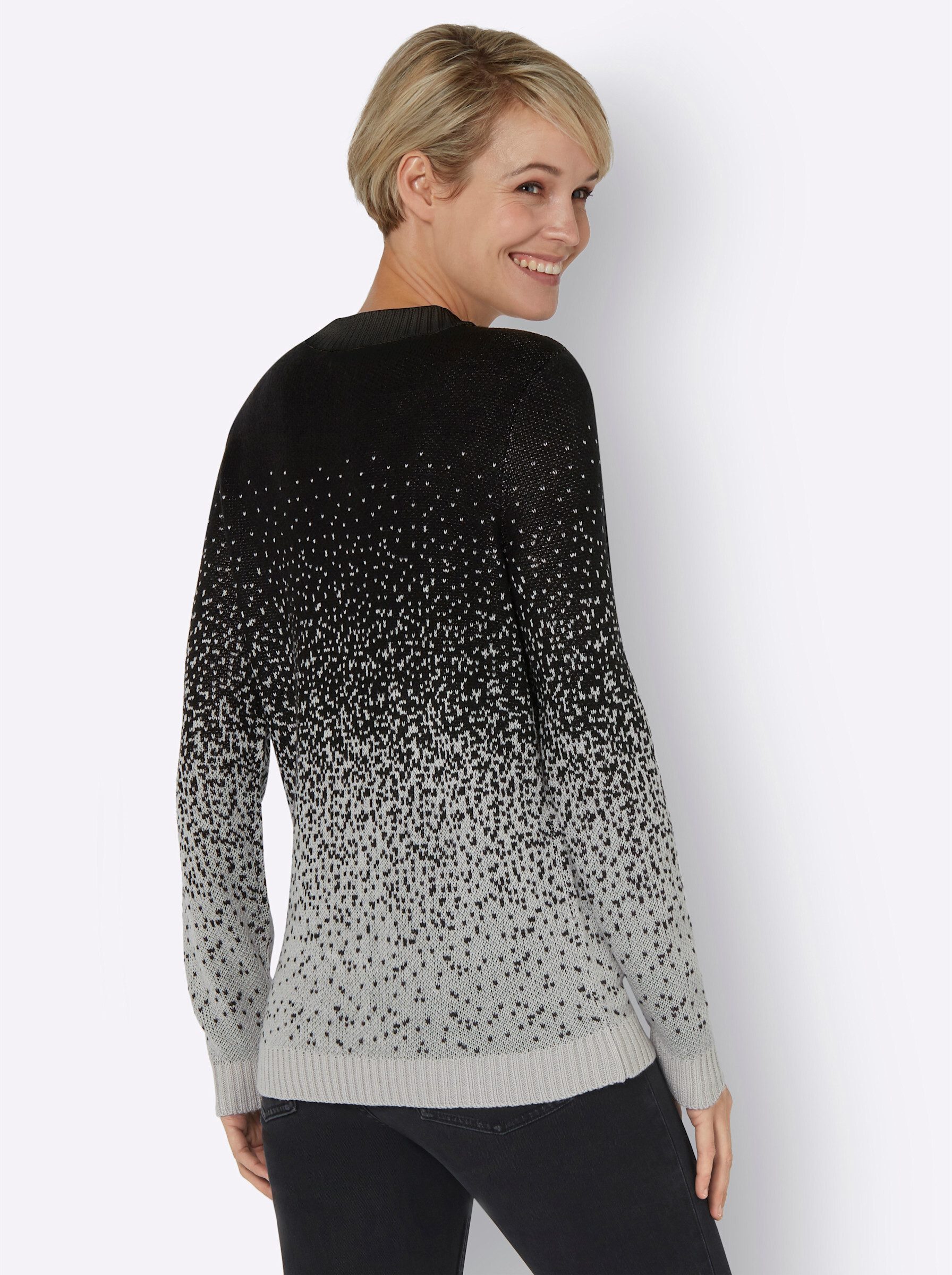 Sieh an! Strickpullover Jacquardpullover . günstig online kaufen