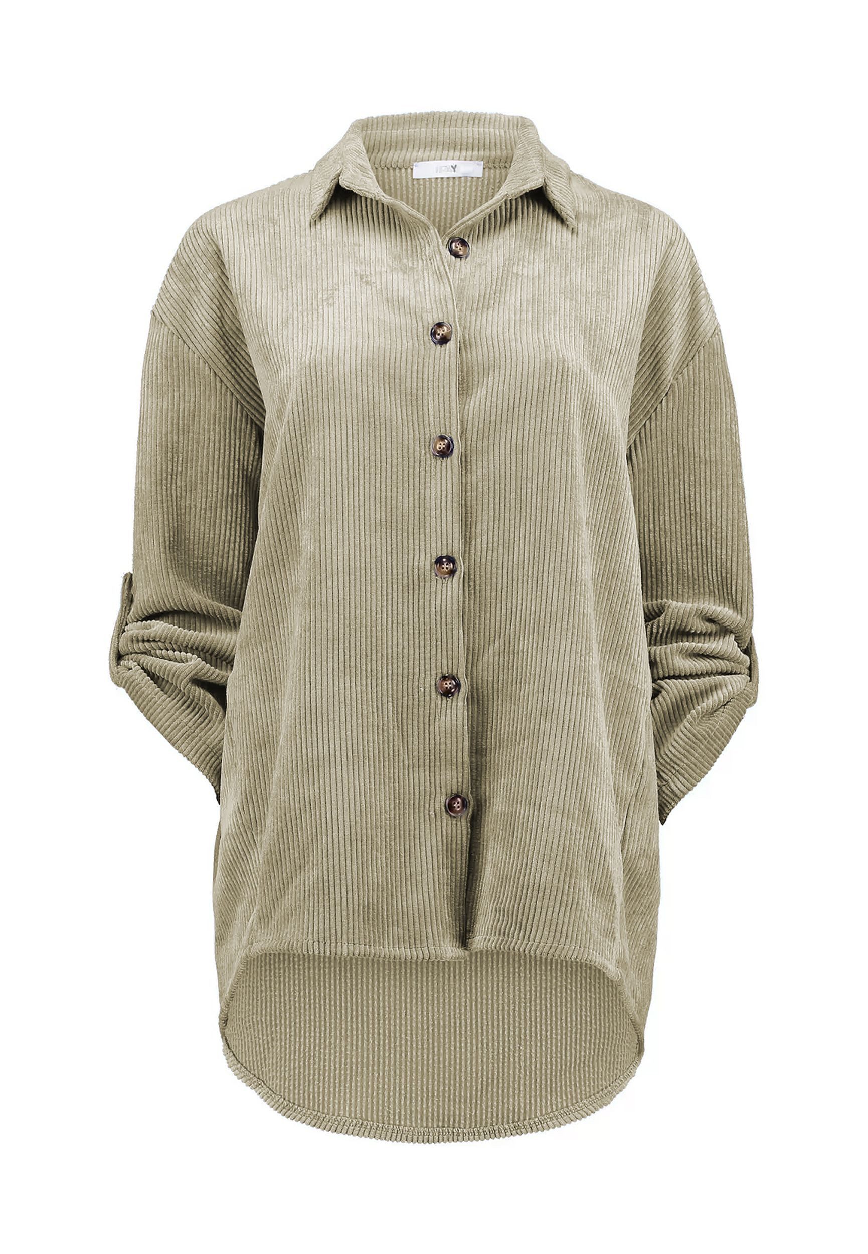 HaILY’S Blusenshirt Locker geschnitten mit abgerundetem günstig online kaufen