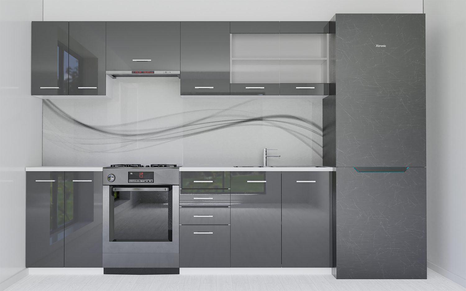 Roysson Home Küchenregal Küchenschrank SET Hängeschrank günstig online kaufen