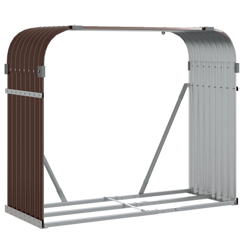 vidaXL Kaminholzregal Kaminholzunterstand Braun 120x45x100 cm günstig online kaufen