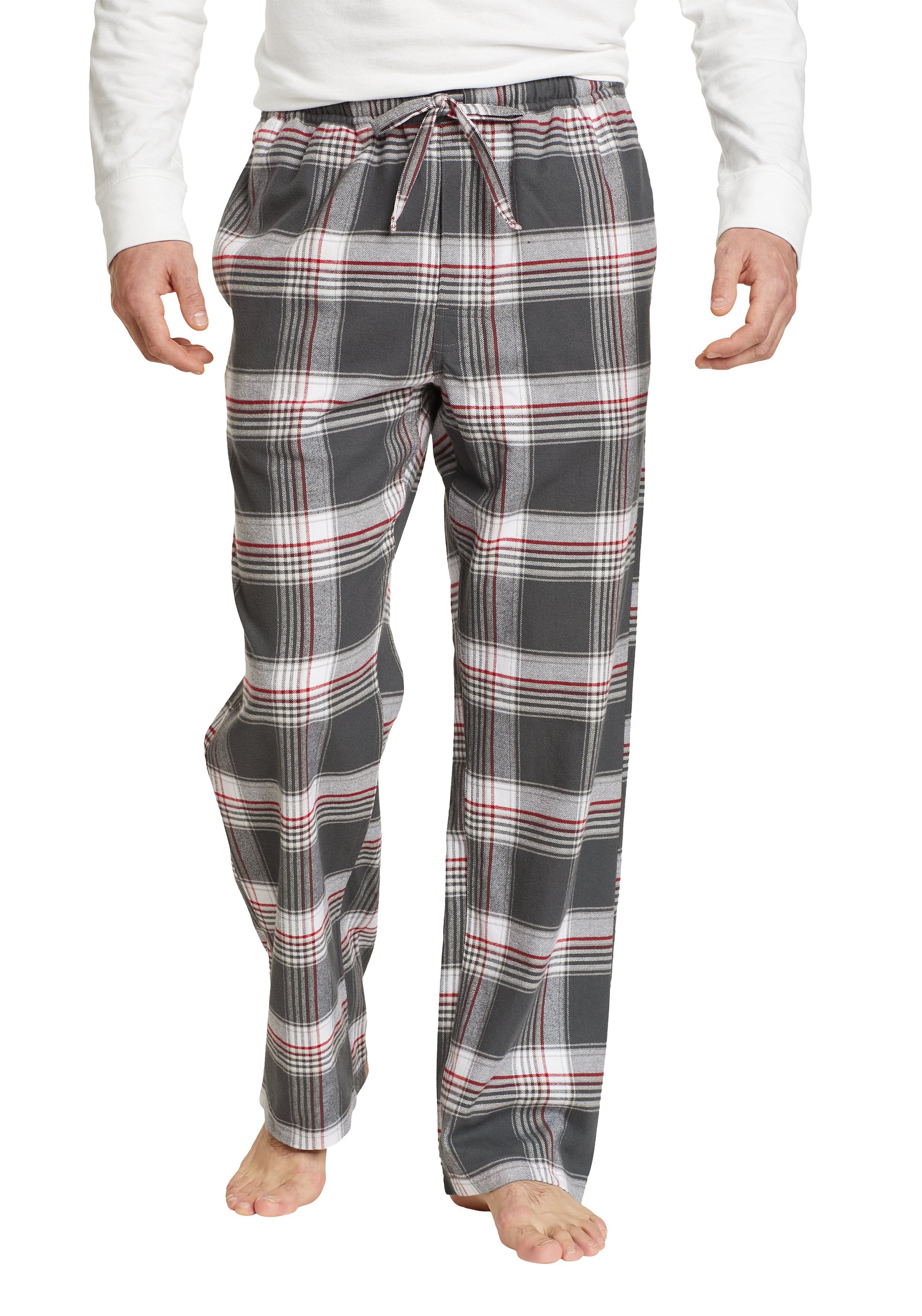 Eddie Bauer Pyjamahose Sleepwear mit Flannel Rauch