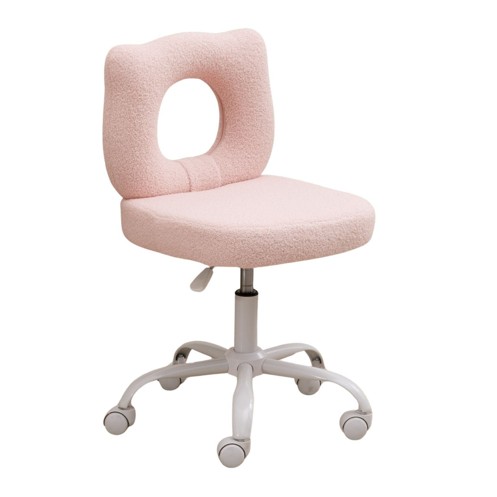 CHAIRUS Schreibtischstuhl Kinderdrehstuhl 360°, höhenverstellbar, Kunstfell günstig online kaufen