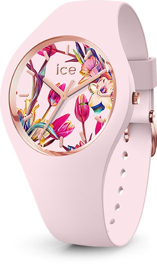 Quarzuhr 019213 ICE flower Lady - ice-watch pink,