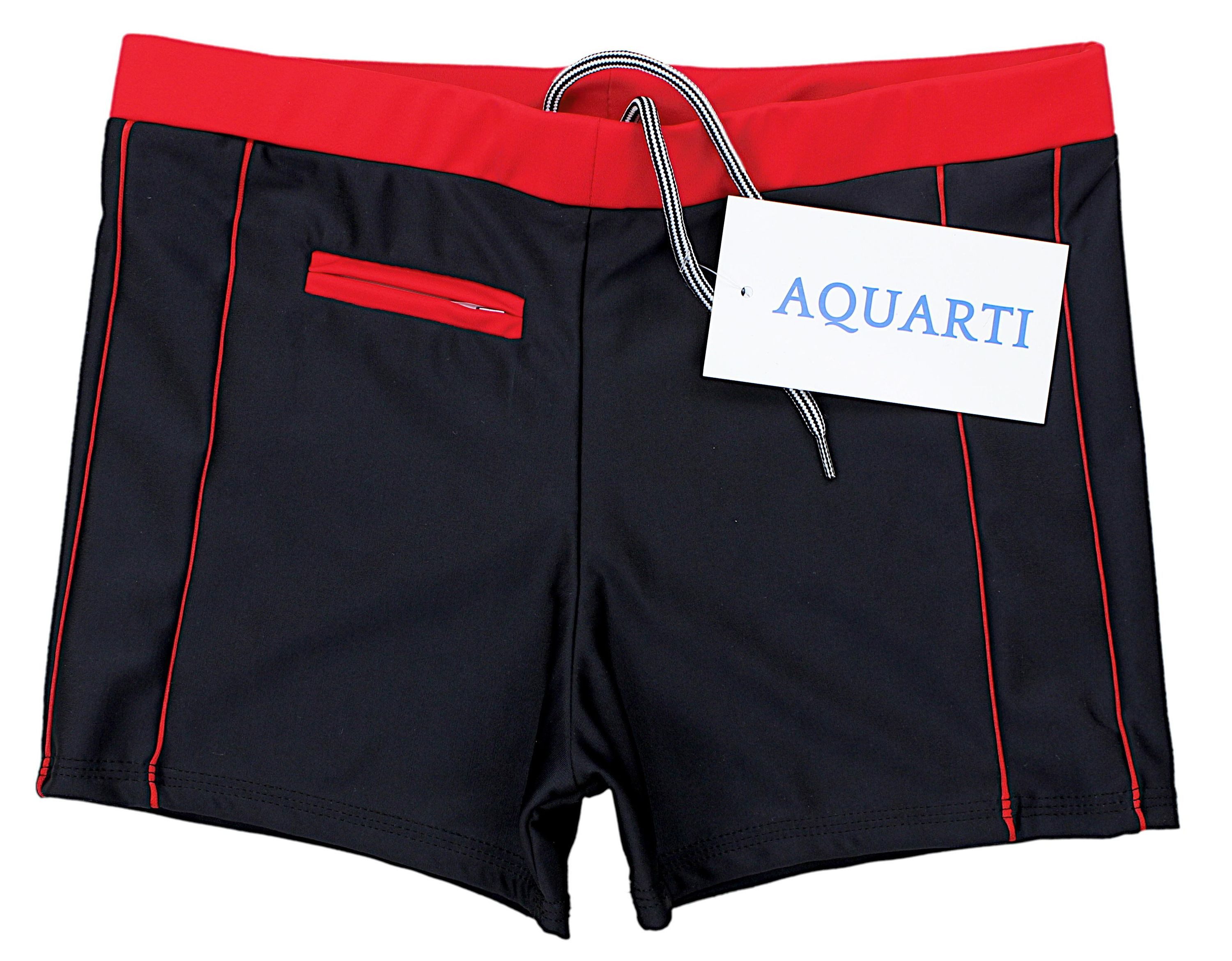 Aquarti Badehose Aquarti Herren Badehose Kurz mit Kontrastpaspel – Bild 4 von 5