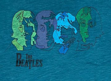 The Beatles T-Shirt "Lines, petrol" (Stück, 1-tlg., Stück) mit Frontprint