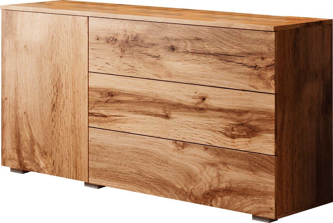 INOSIGN Sideboard PARIS (1 St), Moderne 110cm breite grifflose Kommode, vielseitig einsetzbar