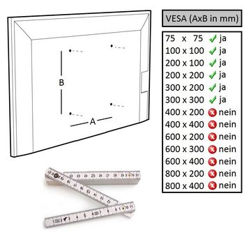 NEG NEG TV-Wandhalterung ExTender 4525 (schwarz) Full TV-Wandhalterung, (4525)