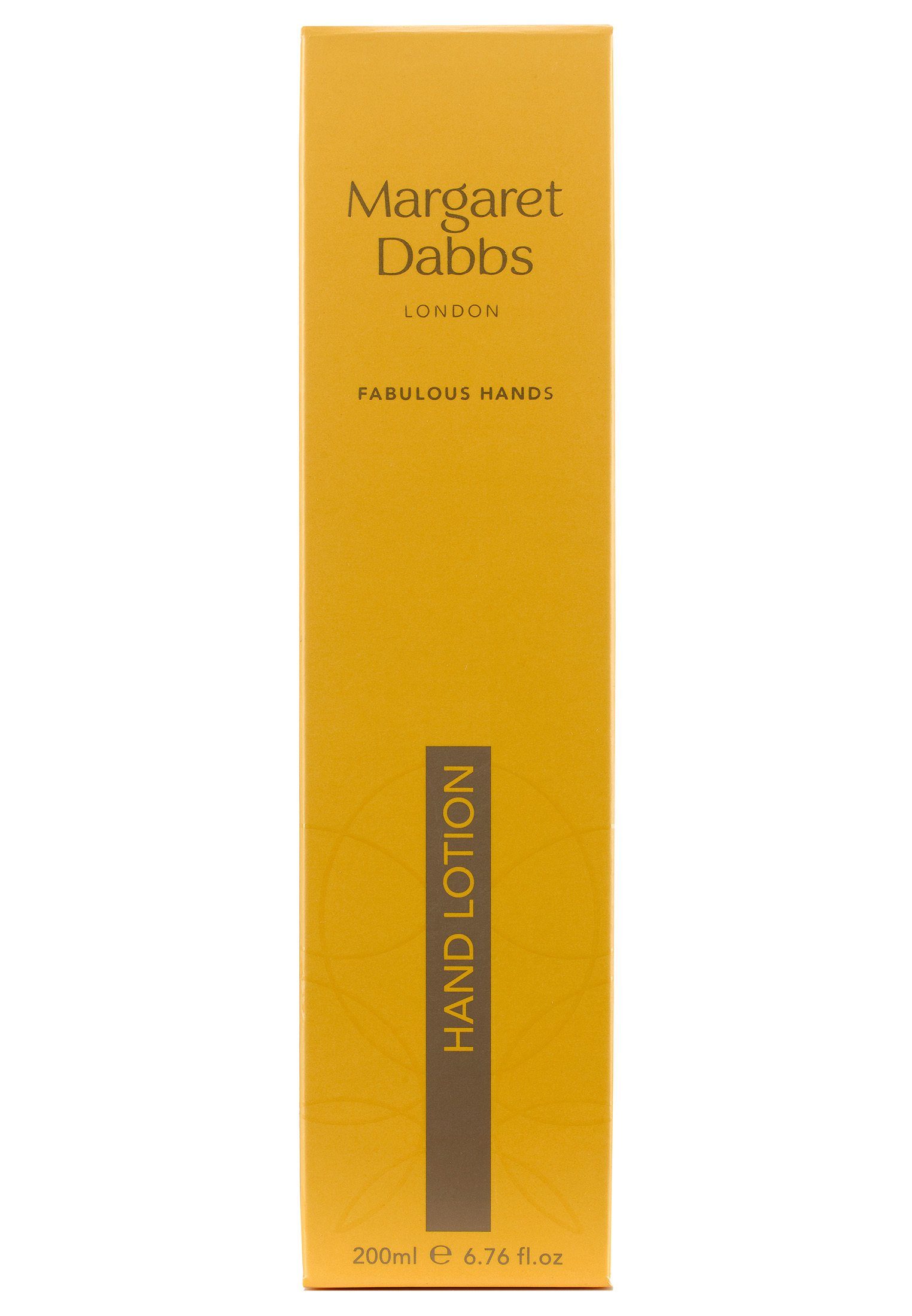 Margaret Dabbs Handcreme Margaret Dabbs Handpflege Handlotion mit Hanfsamenöl, weißer Wasserlilie und Seetang und Duftnoten aus Geranie und Mandarine, Anti-Aging.