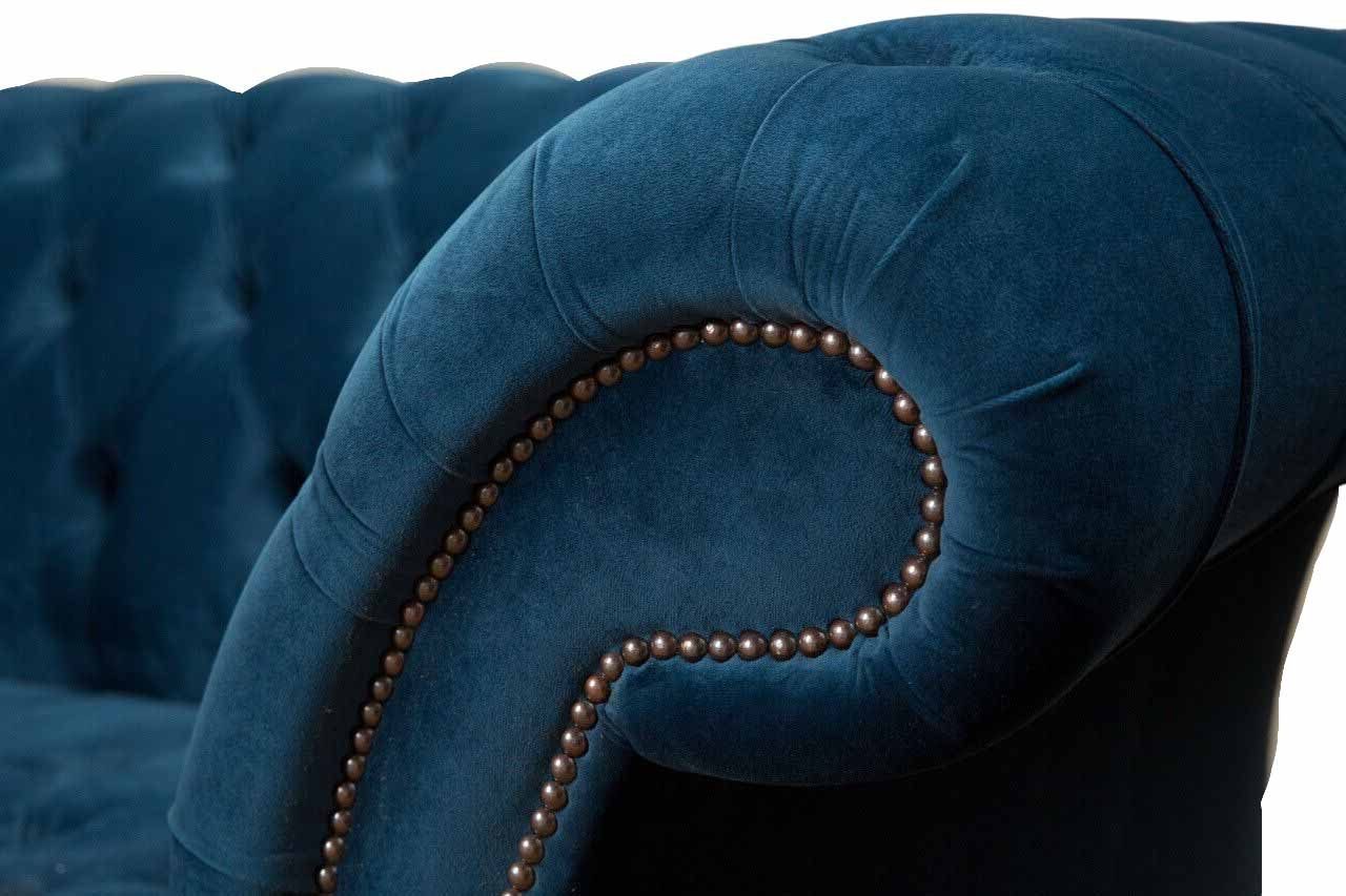 Chesterfield Textil Dreisitzer JVmoebel Sofas Sofa Design Chesterfield-Sofa, Wohnzimmer Klassisch