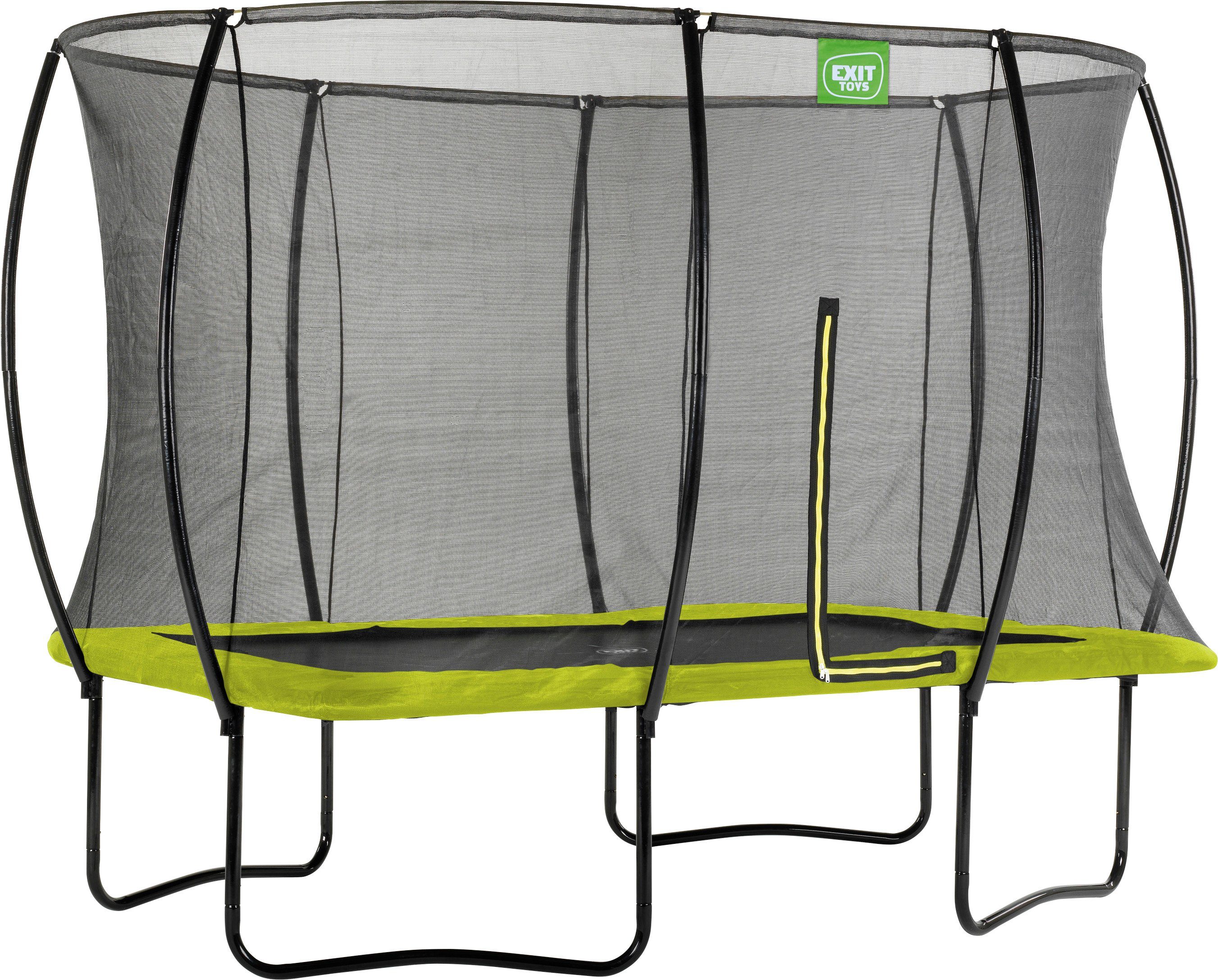 EXIT Gartentrampolin Silhouette, mit Sicherheitsnetz