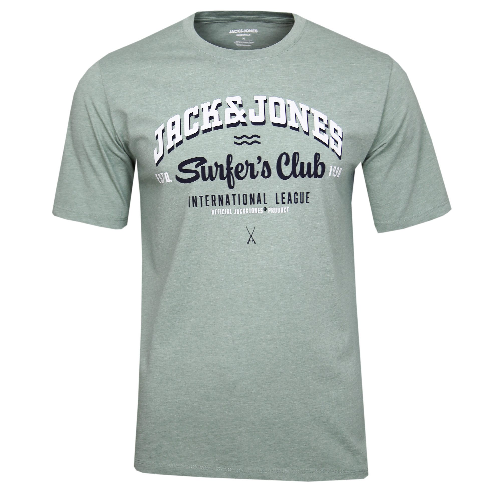 Jack & Jones Print-Shirt Jack & Jones Rundhalsshirt JJETHAN TEE SS CREW NECK 3PK MP NOOS – Bild 3 von 4