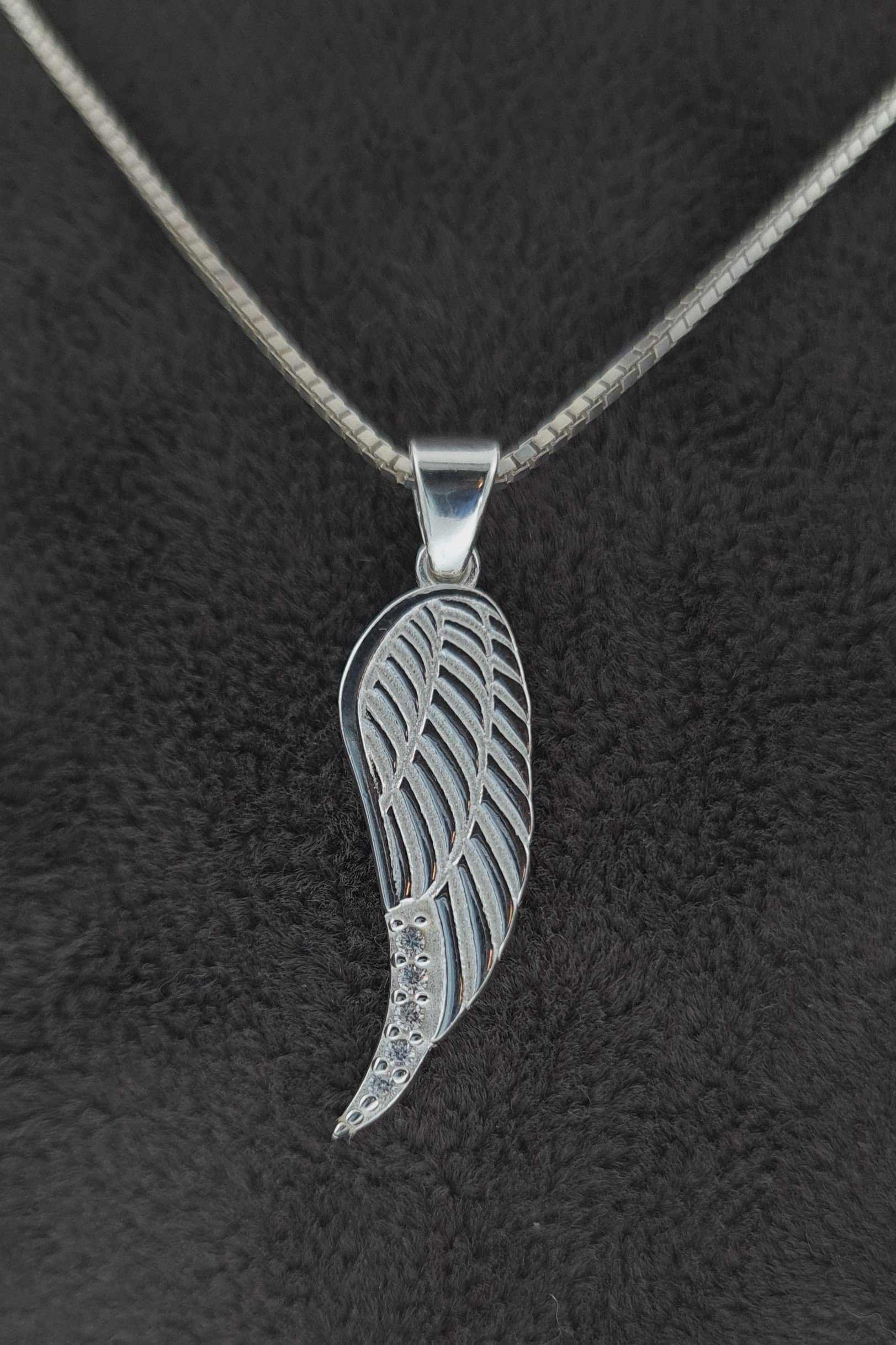 NAHLE Kette mit Anhänger Engel Flügel Glücksbringer Schutzengel Engelsflüge günstig online kaufen