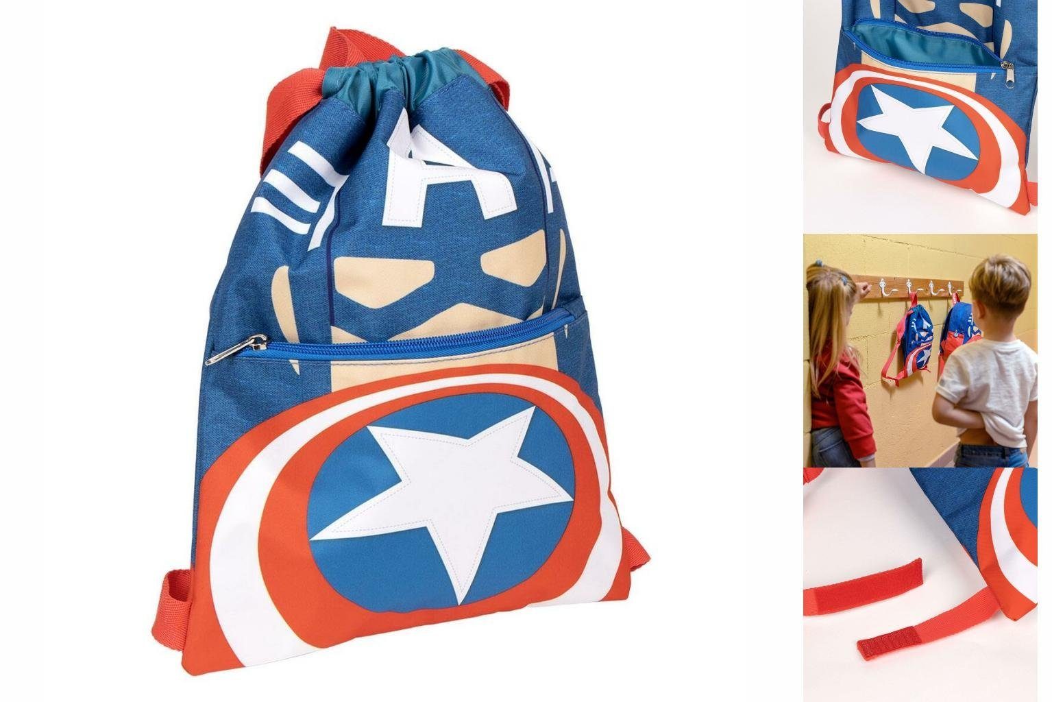 AVENGERS The Rucksack für Avengers Blau The Kinder Rucksack