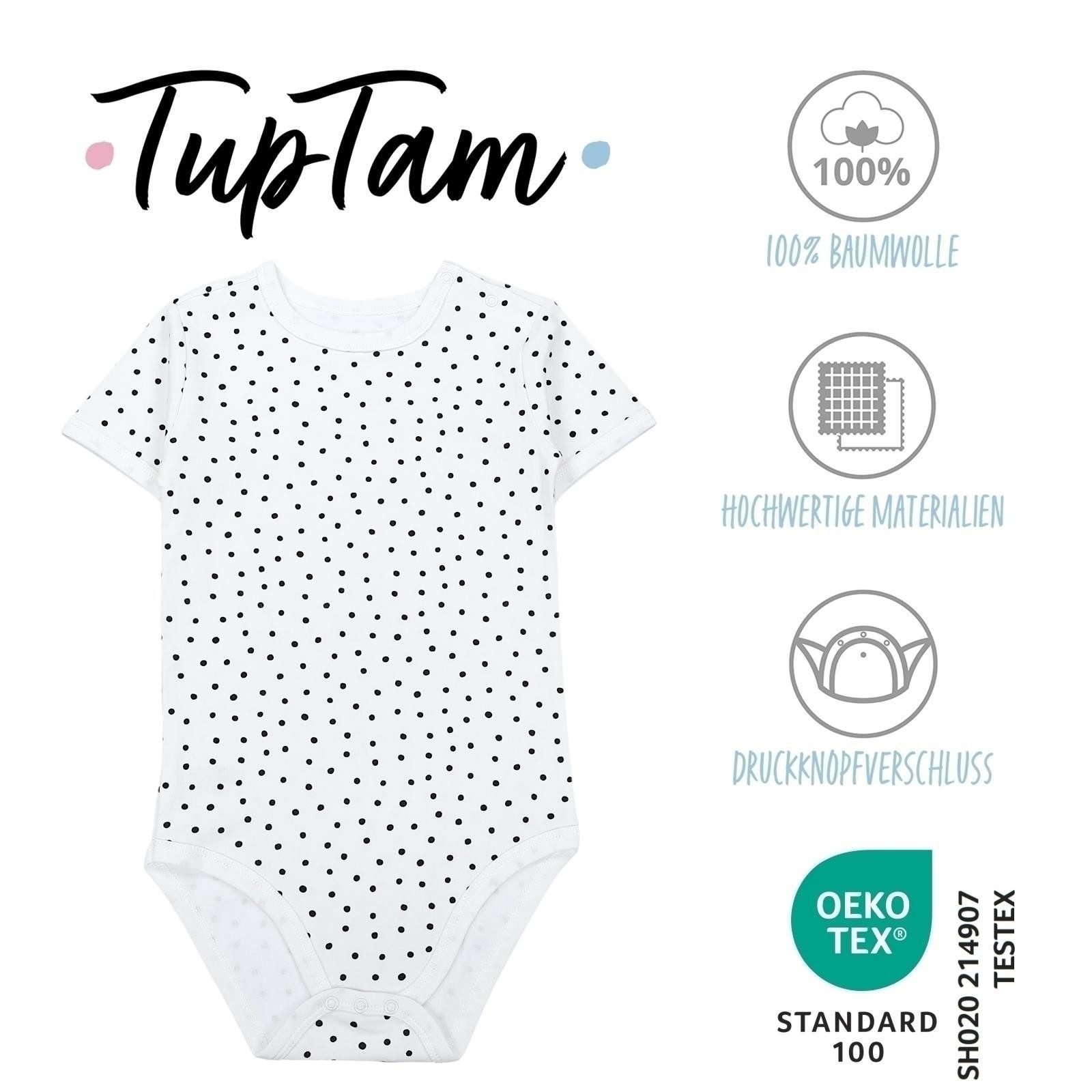 TupTam Kurzarmbody TupTam Kinder Unisex Kurzarm Body Baumwolle 3er Set