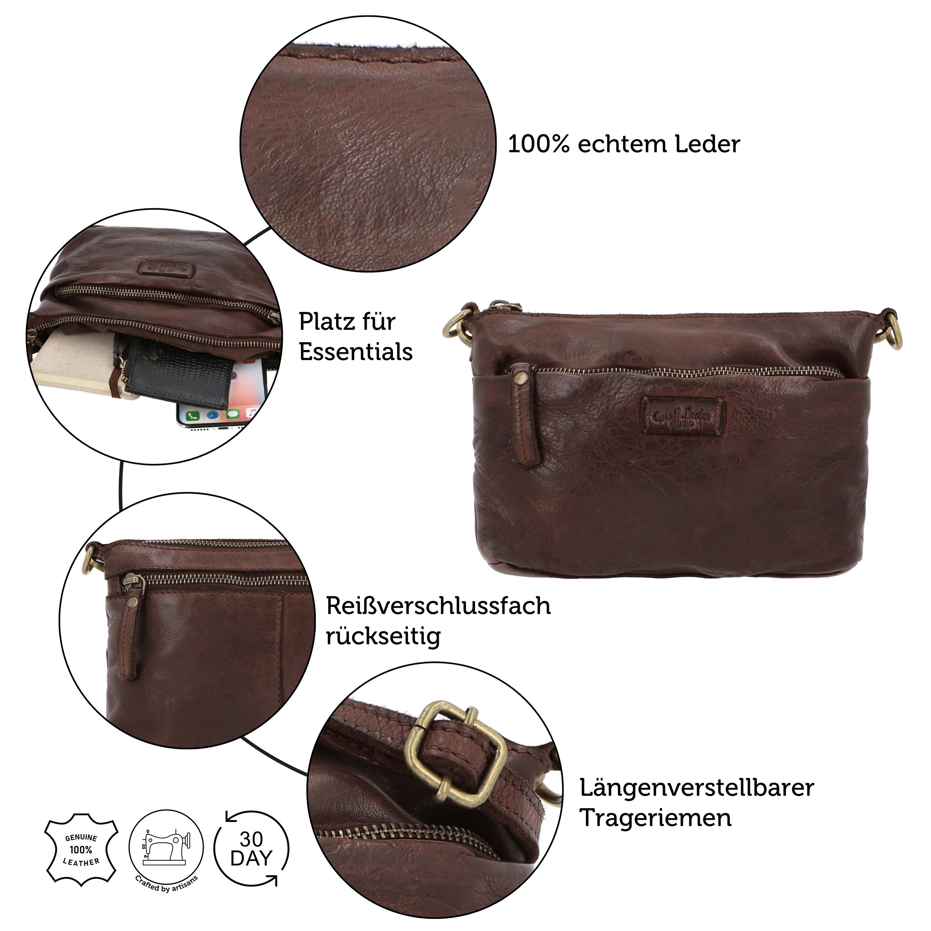 Gusti Leder Umhängetasche Gusti Leder Umhängetasche Veronika (1-tlg)